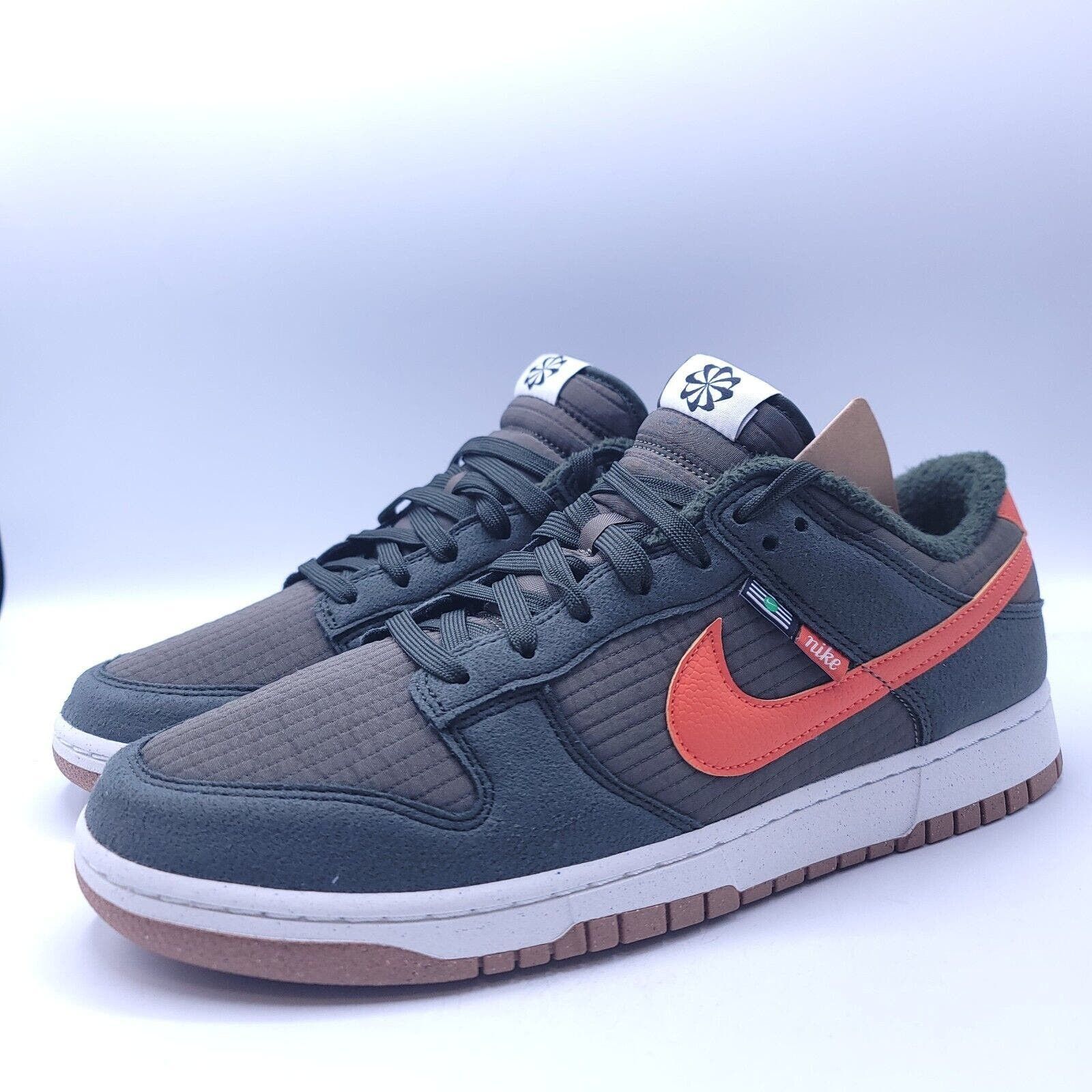 image of Nike Dunk Low Retro Basketball Shoe Mens Size 12 Dd3358-300 in Green
