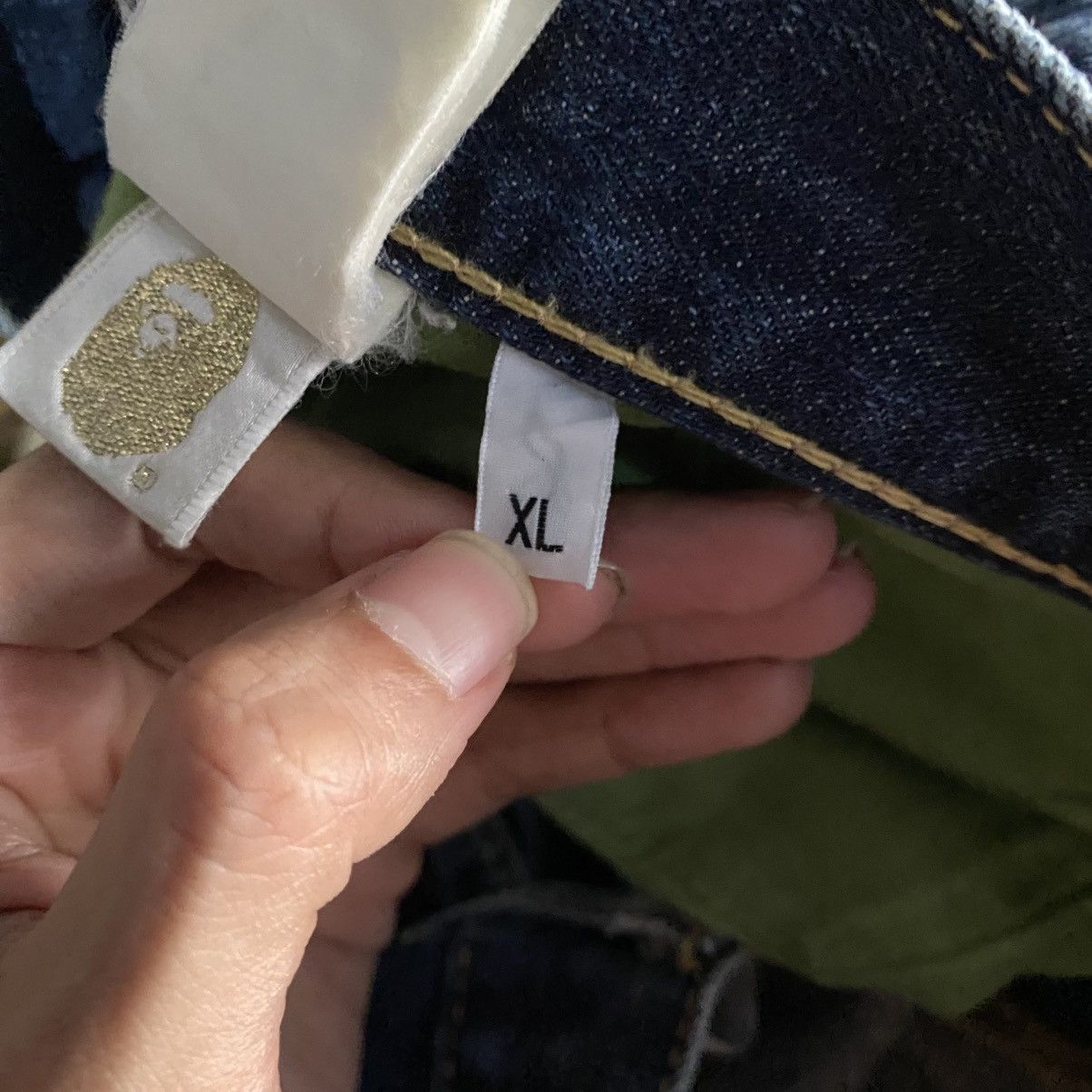 Bape Bape head crown jeans custom made boro sashiko Size US 38 / EU 54 - 20 Thumbnail