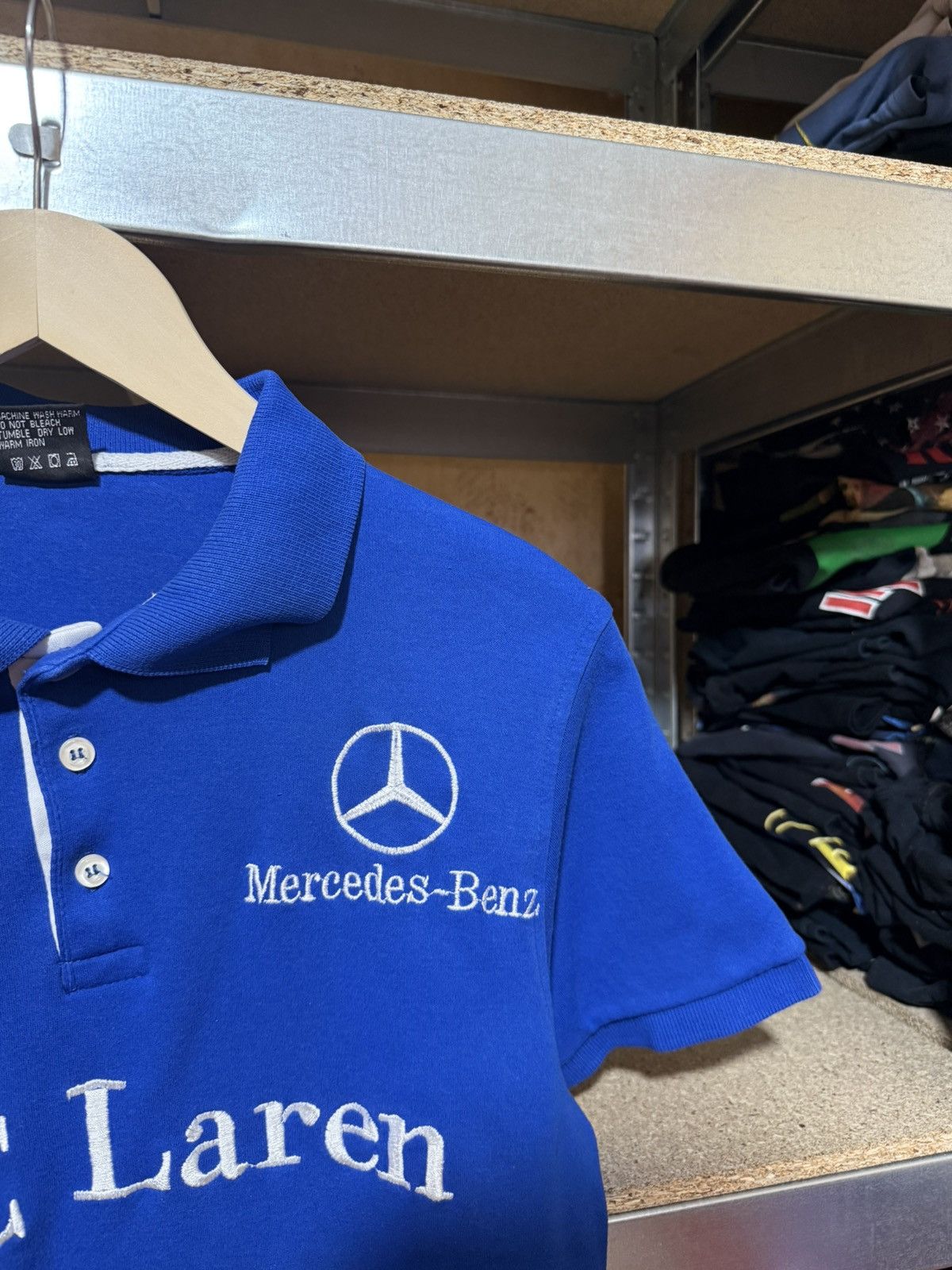Formula 1 × Mercedes-Benz Vintage 90’s AMG Mercedes Benz Mc Laren Racing Polo T-Shirt Size US M / EU 48-50 / 2 - 5 Thumbnail