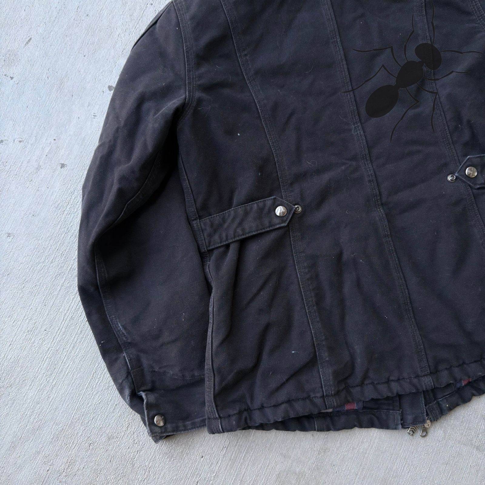 Carhartt × Vintage Carhartt black button up chore work wear jacket Size US S / EU 44-46 / 1 - 9 Thumbnail
