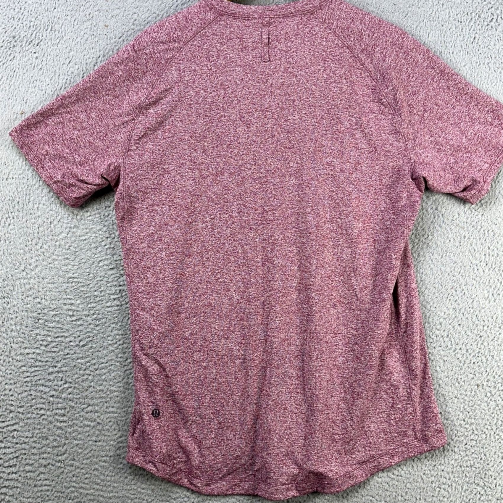 Lululemon Lululemon Athletic Shirt Mens Medium Purple Salt Pepper Raglan Short Sleeve Logo Shirt Size US M / EU 48-50 / 2 - 3 Thumbnail