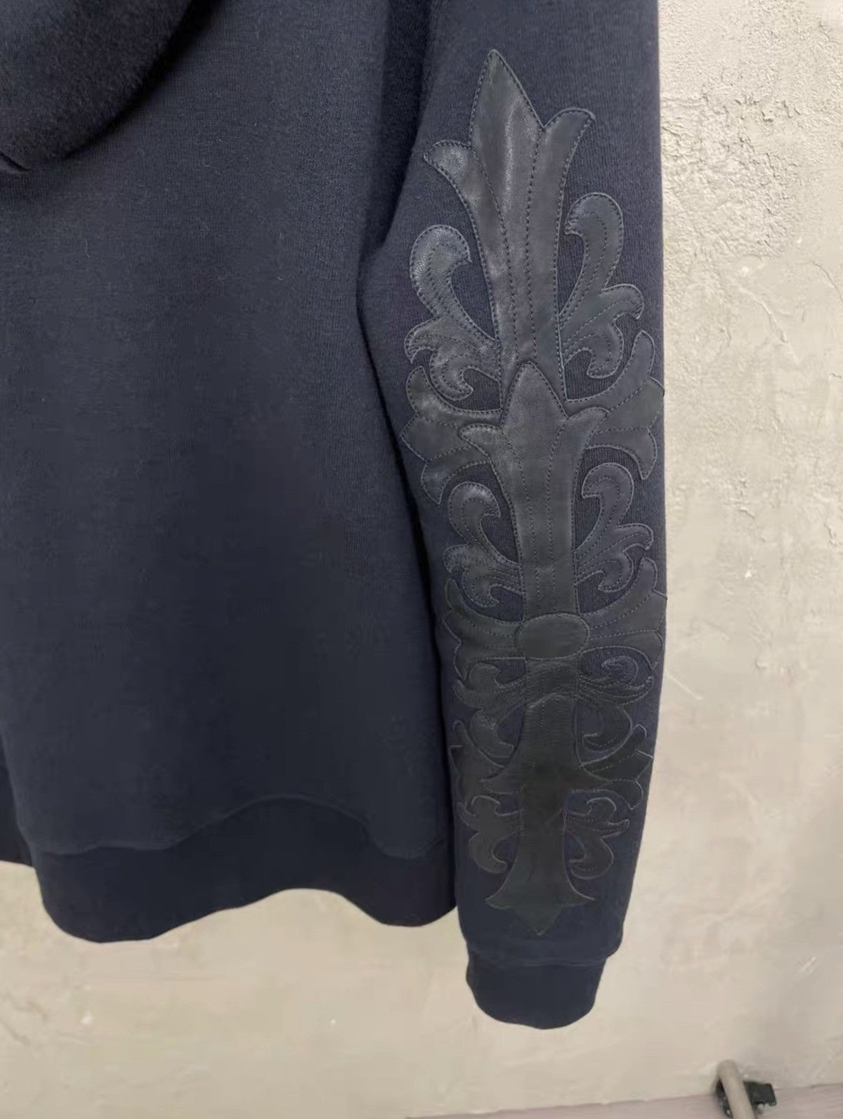 Chrome Hearts Chrome Hearts Leather Patch Hoodie Size US M / EU 48-50 / 2 - 4 Thumbnail