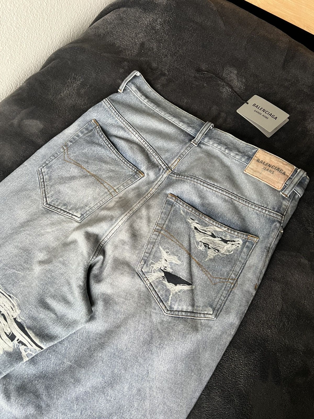 Balenciaga Balenciaga Trompe Loeil Pants Size US 32 / EU 48 - 5 Thumbnail