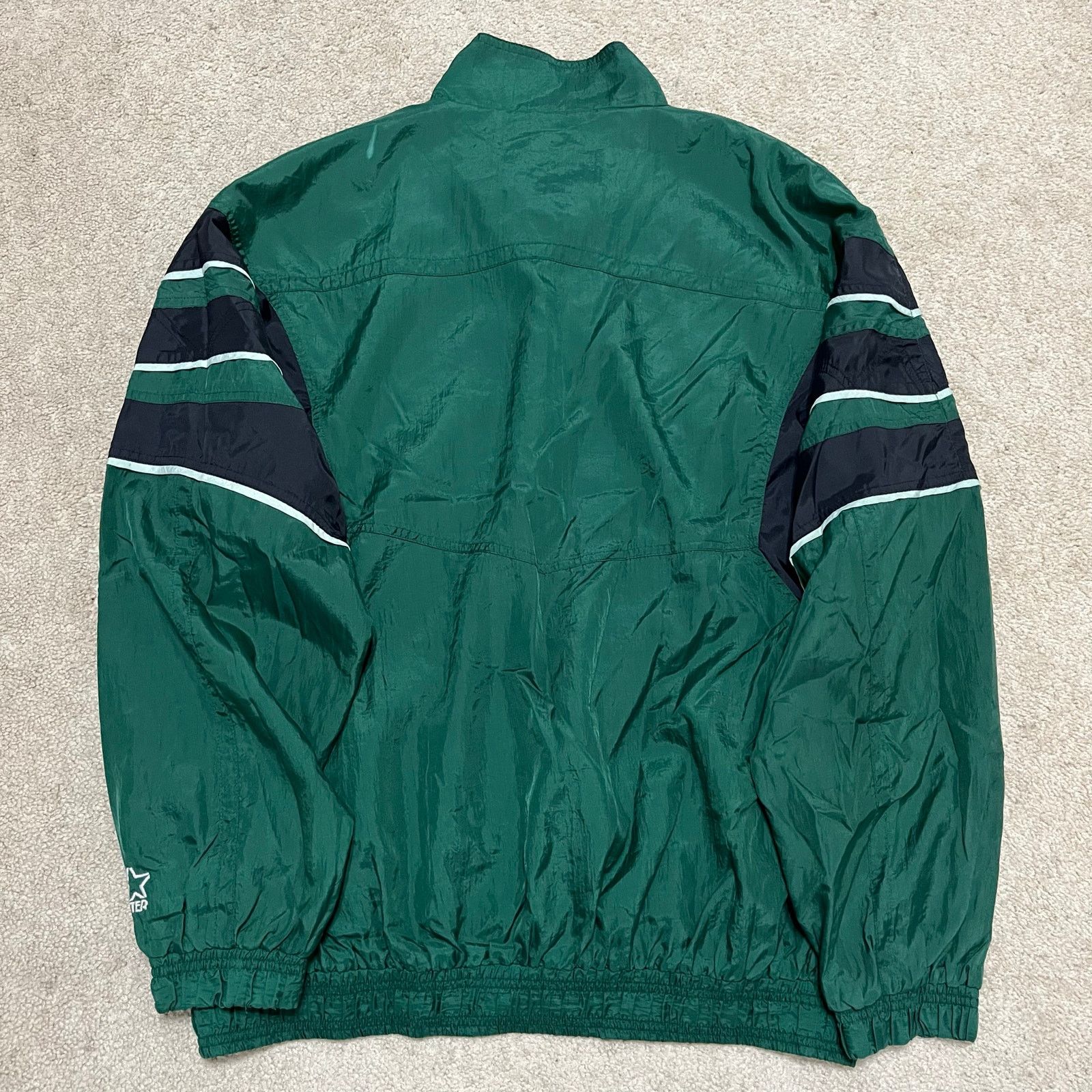 Starter Vintage Starter Green/Black Windbreaker Jacket XL (Flaws) Size US XL / EU 56 / 4 - 2 Thumbnail