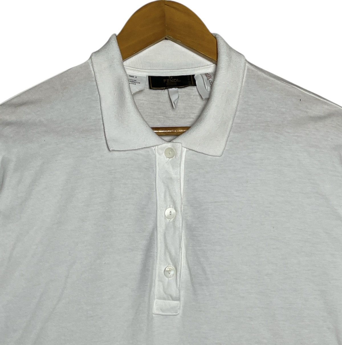 Fendi Vintage Fendi Polo Shirt Embroidery Logo Size US M / EU 48-50 / 2 - 7 Thumbnail