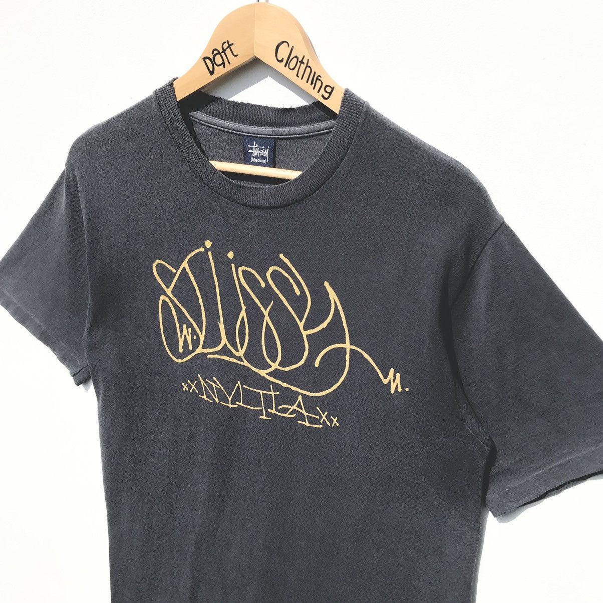 Stussy × Vintage 💥Distressed💥Vintage Stussy NYLTLA Shirt Stussy Skateboard Size US M / EU 48-50 / 2 - 6 Thumbnail