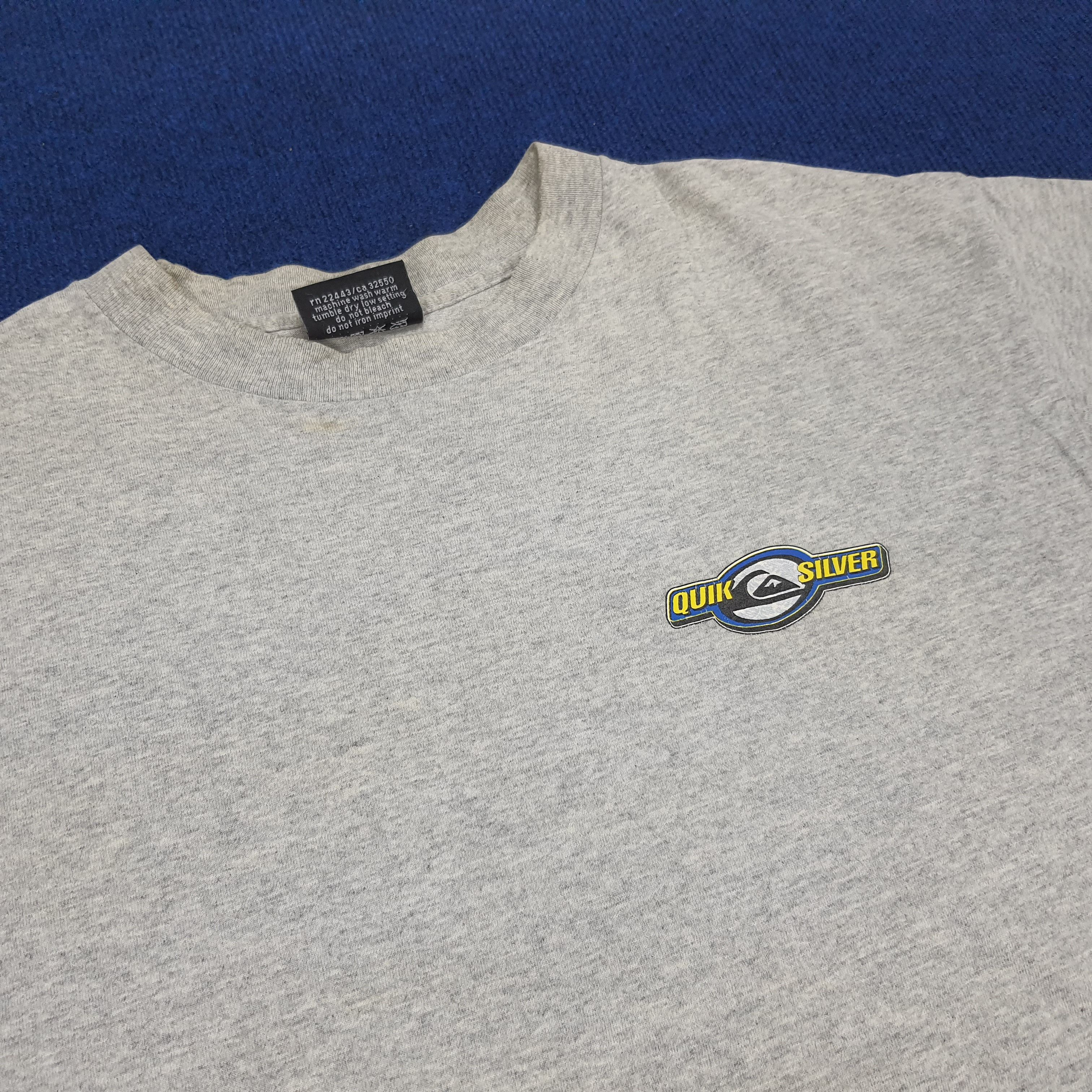 Quiksilver × Vintage Vintage Quiksilver Streetwear Skate T-shirt Size US L / EU 52-54 / 3 - 4 Thumbnail