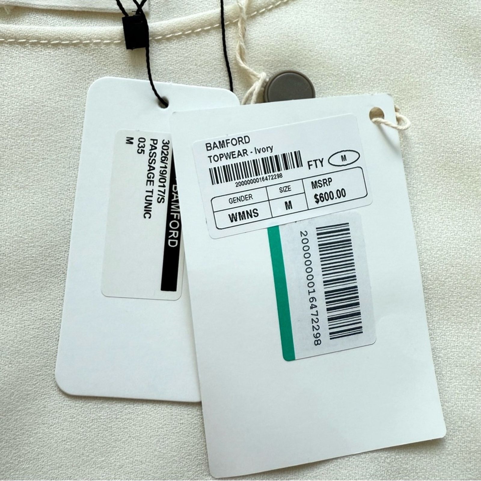 Bamford NWT! BAMFORD Blouse Virgin Wool, Size M, MSRP.600$ Size M / US 6-8 / IT 42-44 - 7 Thumbnail