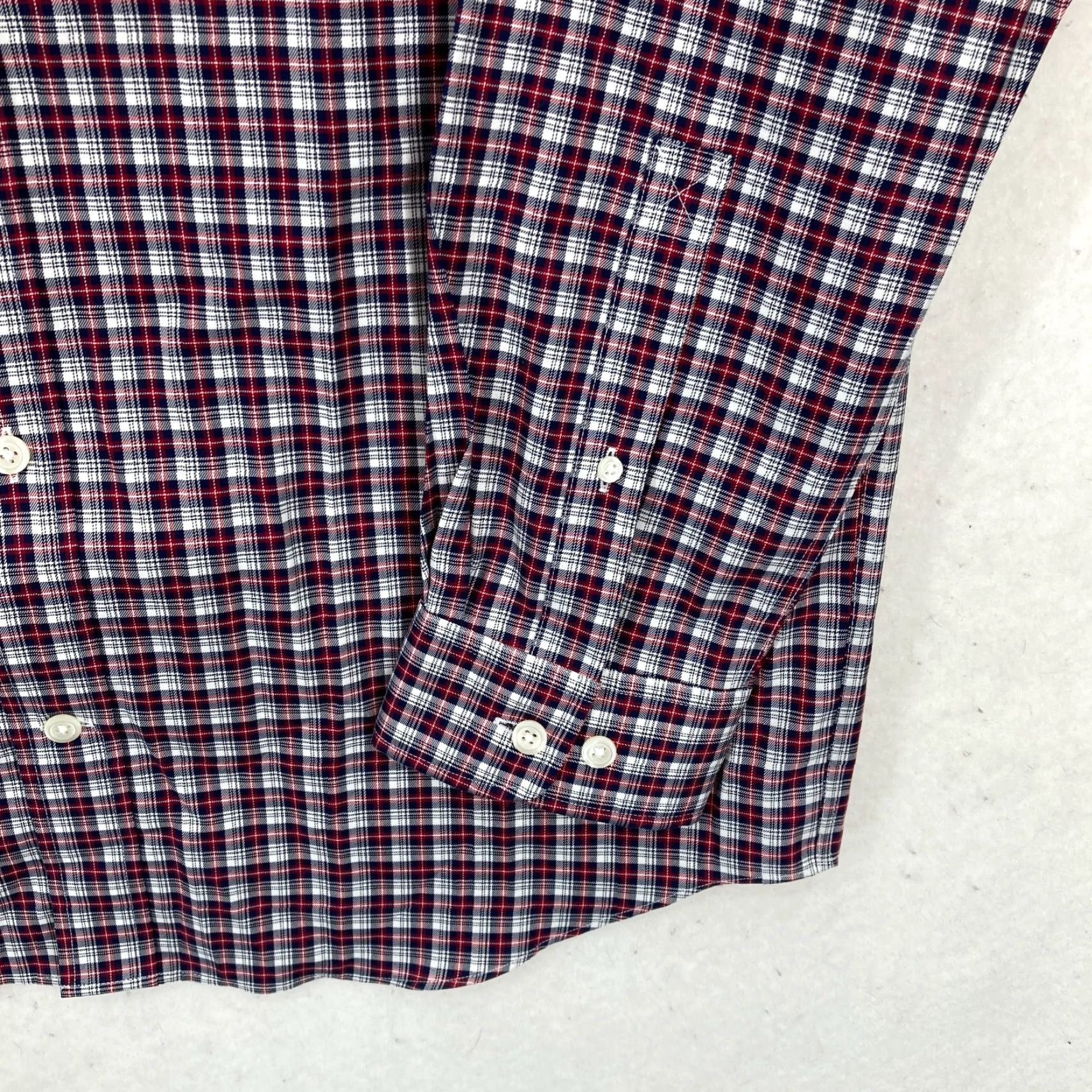 Vintage Duluth Wrinklefighter Slim Fit Long Sleeve Shirt Men Large Red Plaid Button Down Size US L / EU 52-54 / 3 - 3 Thumbnail