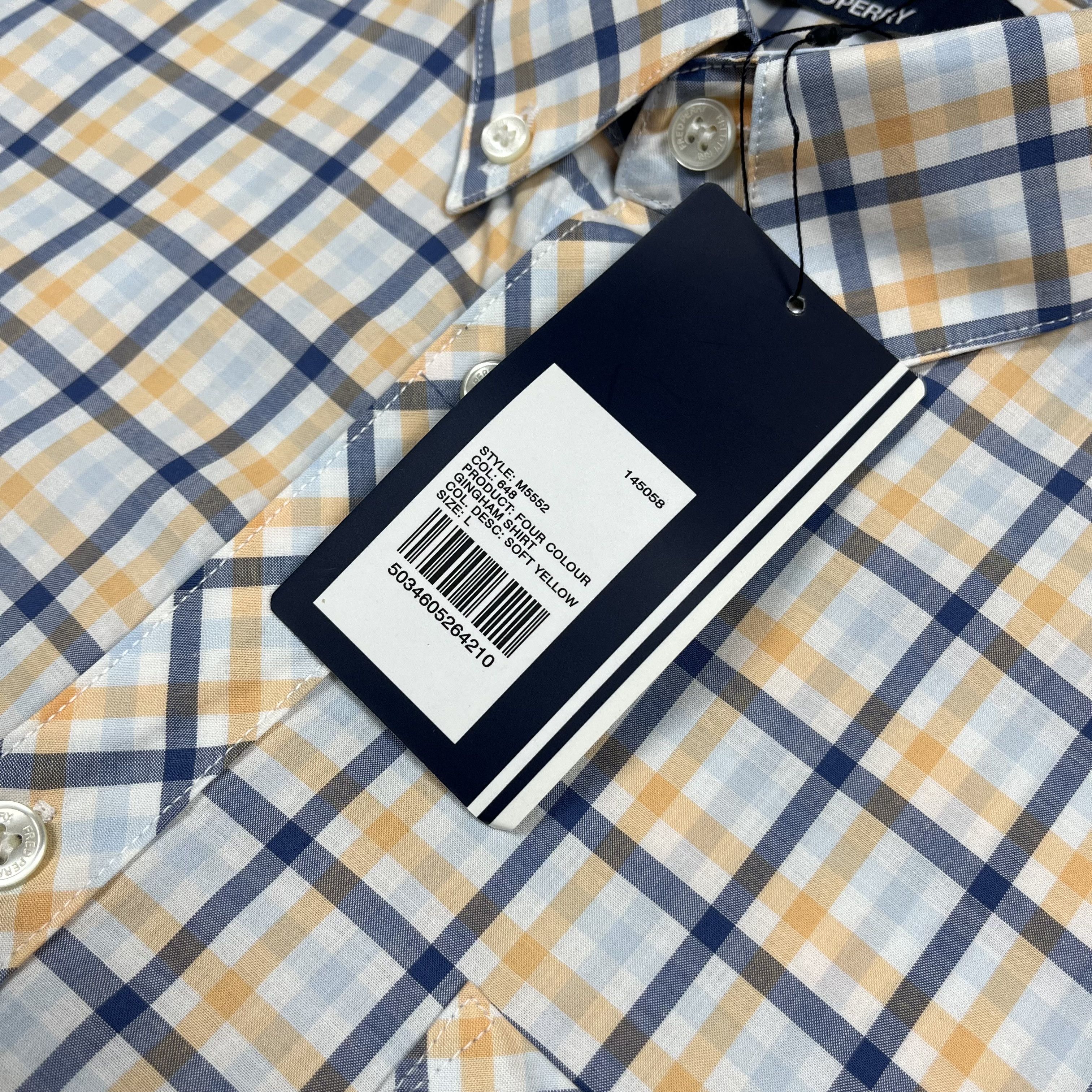 Fred Perry Fred Perry Four Colour Gingham Checkered Button Up Shirt Size US L / EU 52-54 / 3 - 11 Thumbnail