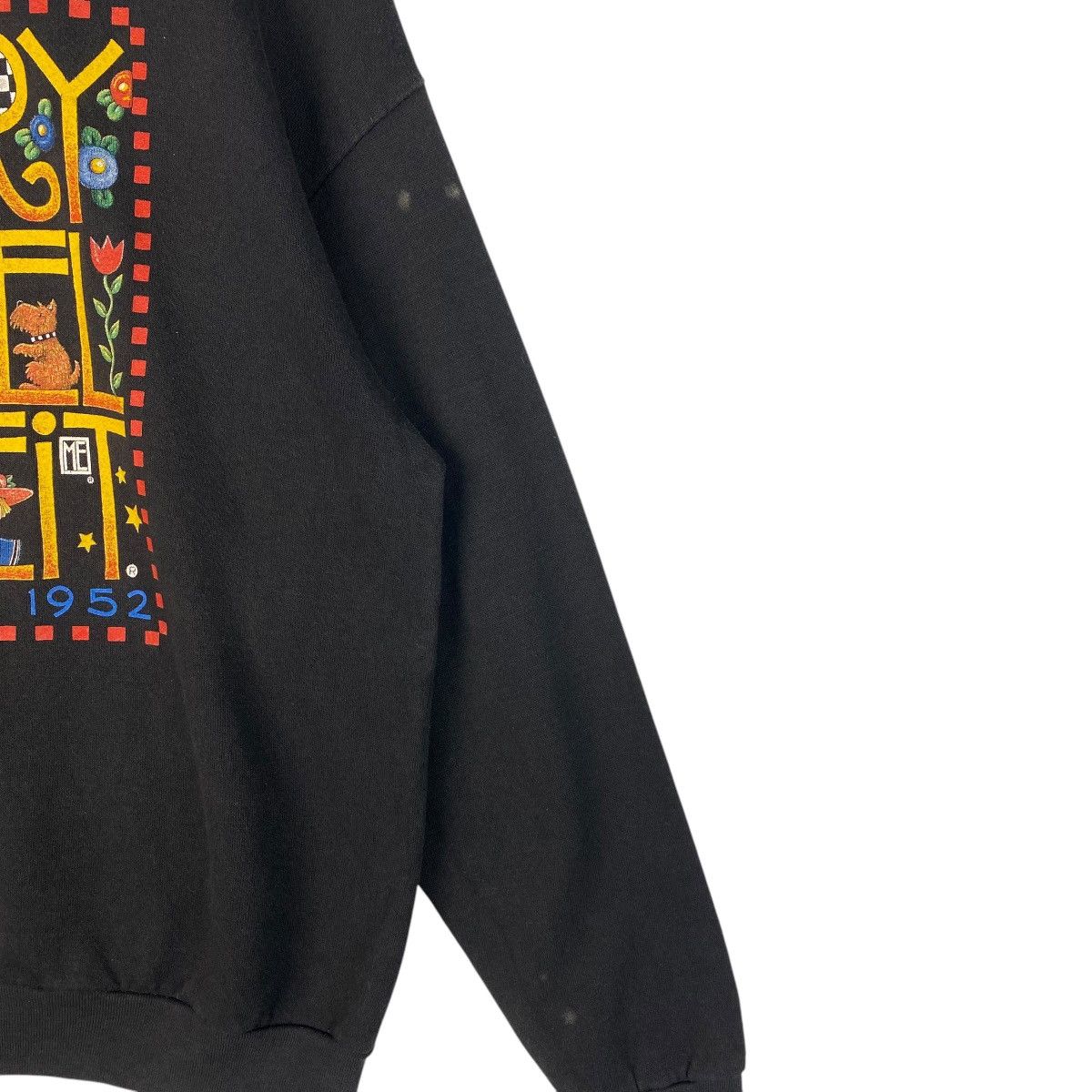 Designer × Vintage Vintage Mary Engelbreit Since 1952 Sweatshirt Black Size L / US 10 / IT 46 - 5 Thumbnail