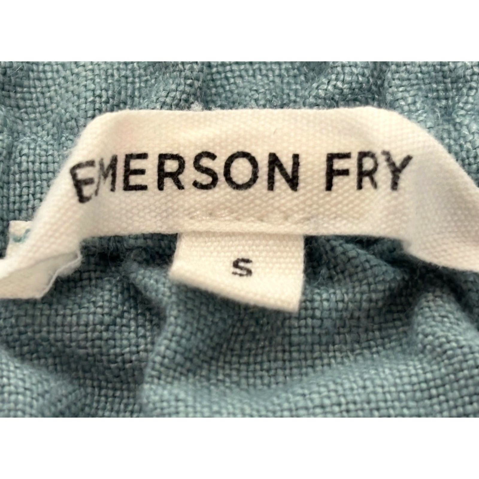 Vintage EMERSON FRY Tank Top Women 100% Linen Trapeze Boxy Swing Blue S Small Coastal Beachwear Boho Casual Women’s VINTAGE? No — exclude vintage if not. Size S / US 4 / IT 40 - 6 Thumbnail