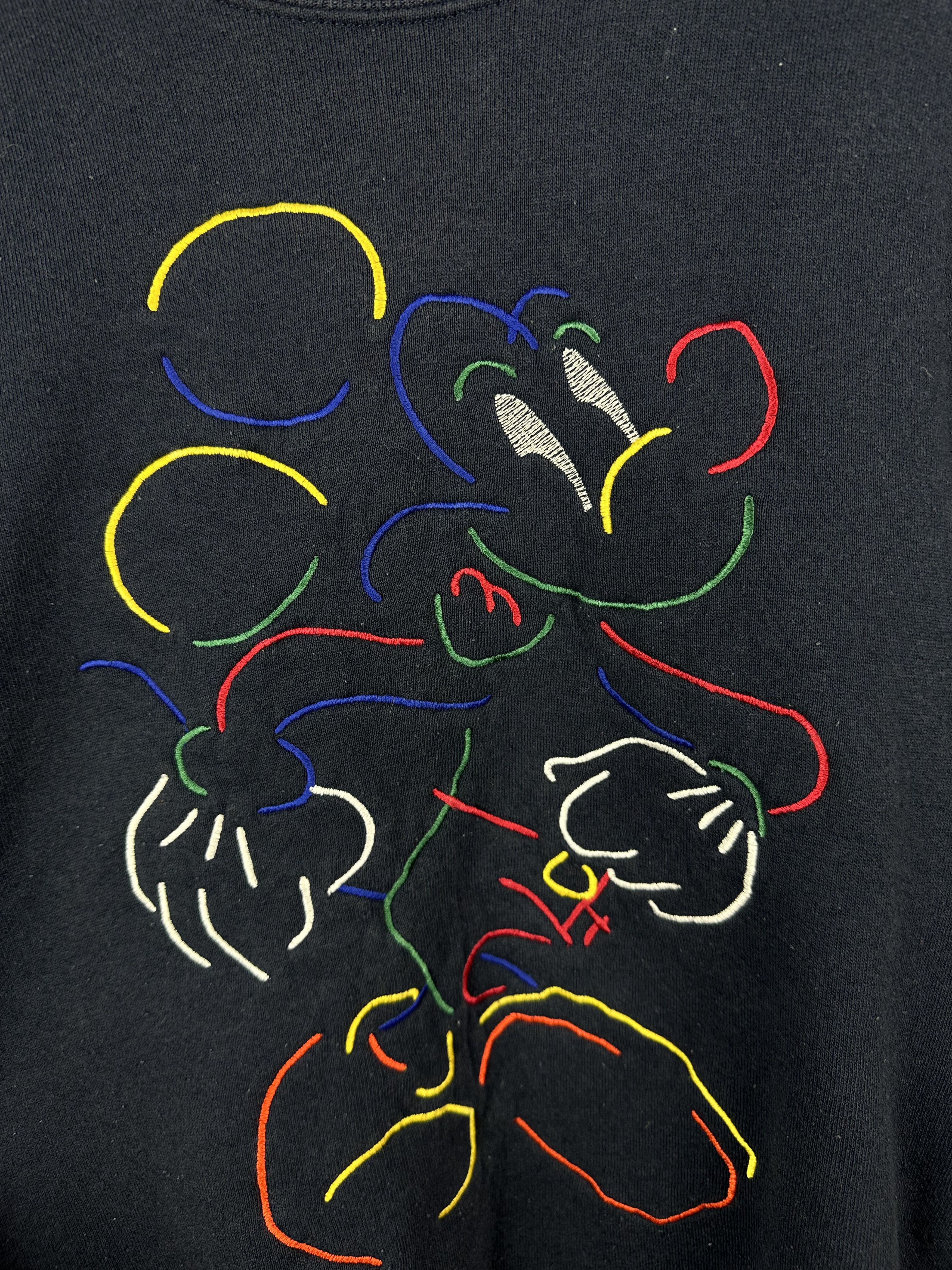 Cartoon Network × Disney × Vintage Vintage Disney Sweatshirt Mickey Mouse Cartoon Rare Size US XL / EU 56 / 4 - 6 Thumbnail