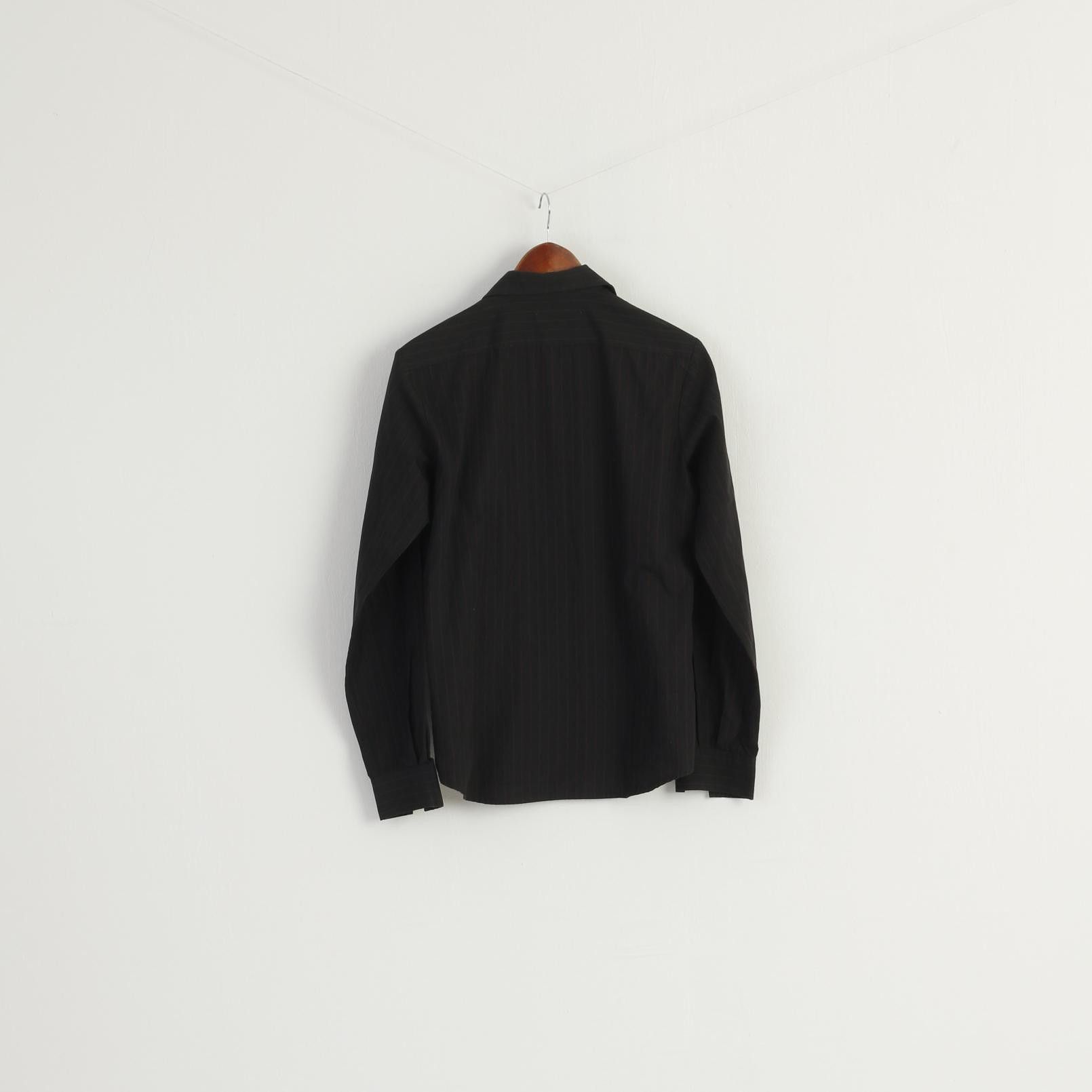 Carhartt Carhartt Men S Casual Shirt Black Striped 8531 Size US S / EU 44-46 / 1 - 7 Thumbnail