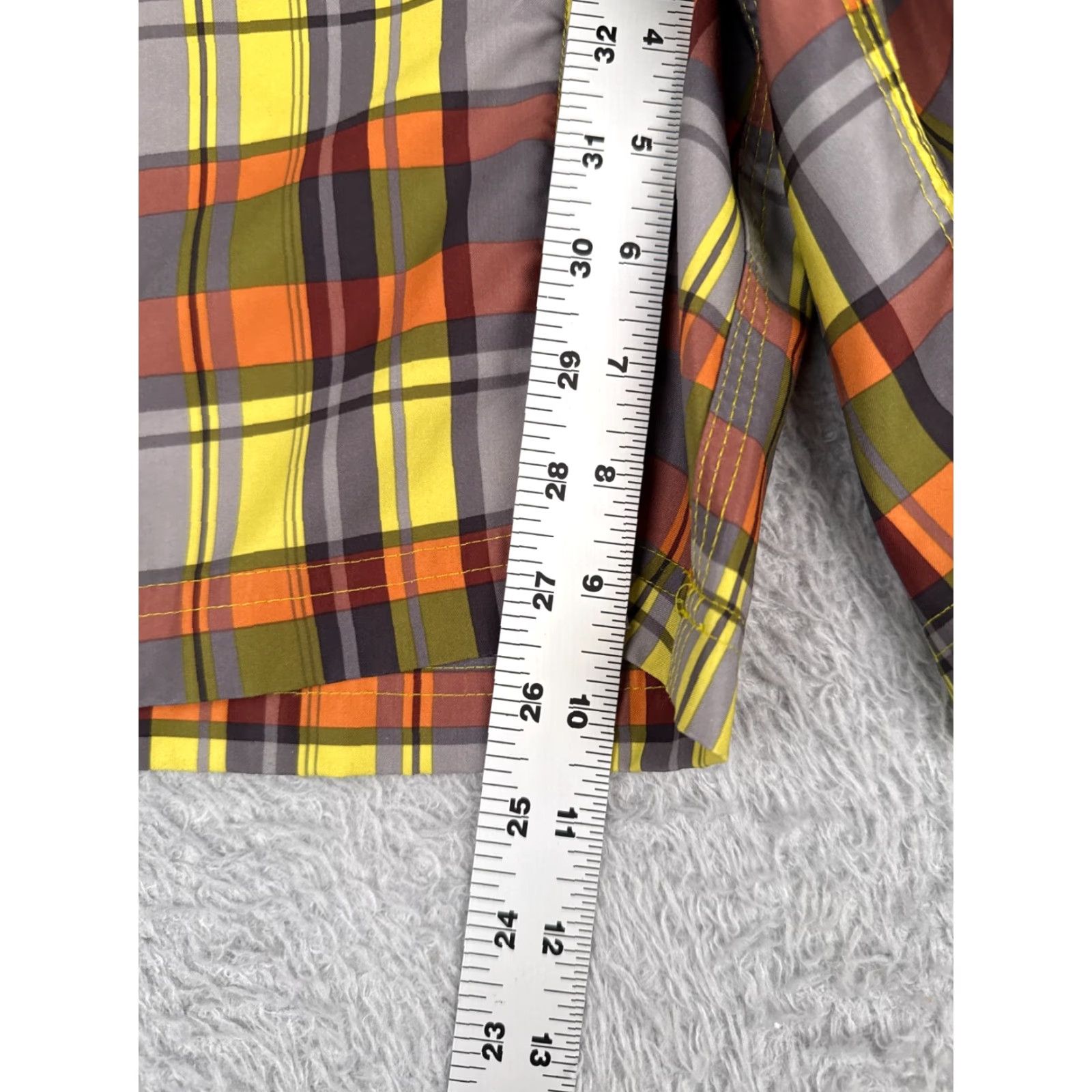 The North Face The North Face Mens Shorts Chino 30x10 Plaid Cotton Blend Yellow Brown Casual Mid Rise 30 Regular Pockets Logo Slim? Size US 30 / EU 46 - 7 Thumbnail