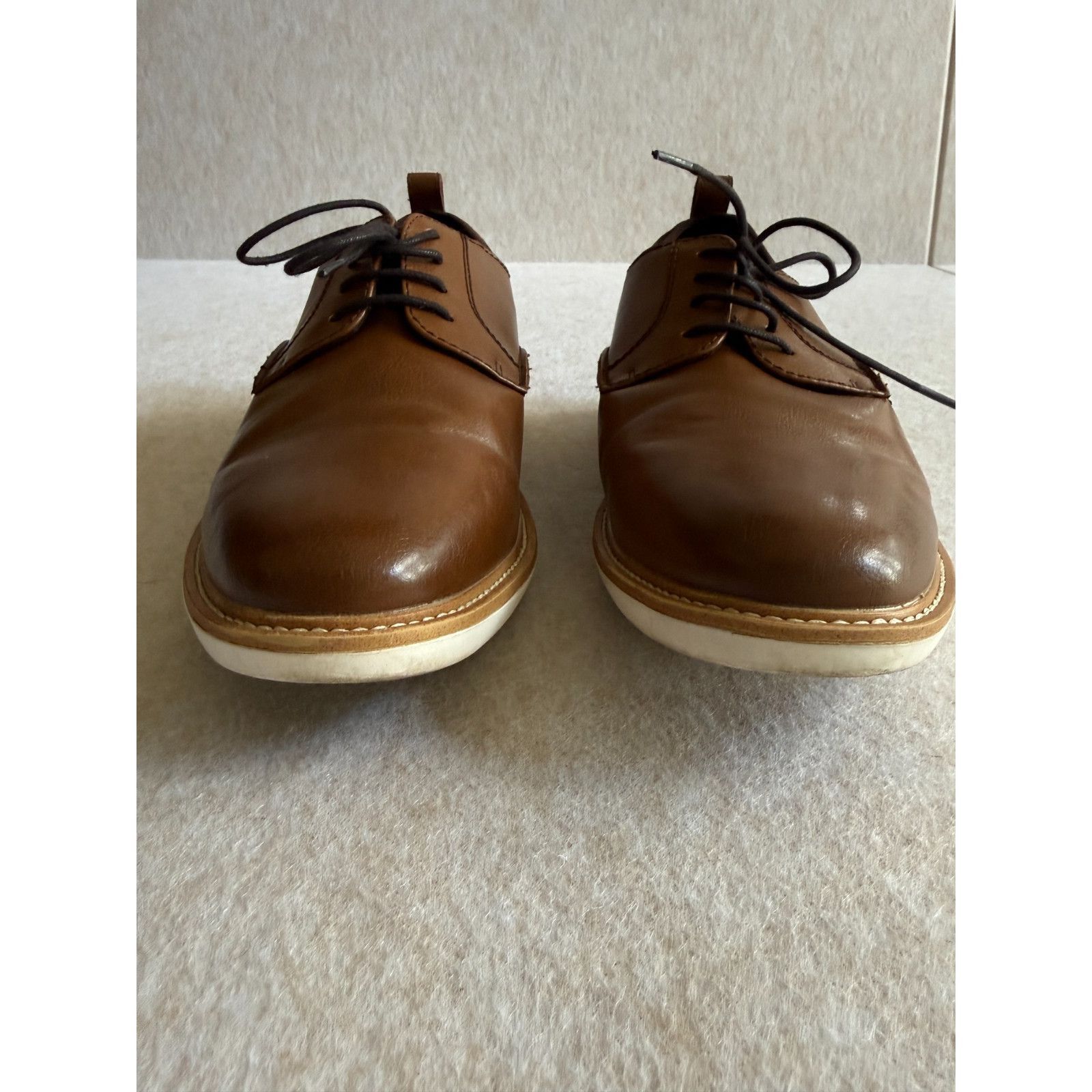 Freeman Freeman Bodie Mens 9M Brown Oxford Casual Dress Shoes Light Size US 9 / EU 42 - 5 Thumbnail