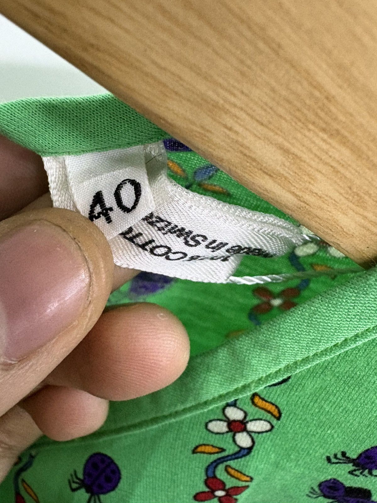 Vintage 70's Celine Monogram Logo Blouse Shirt