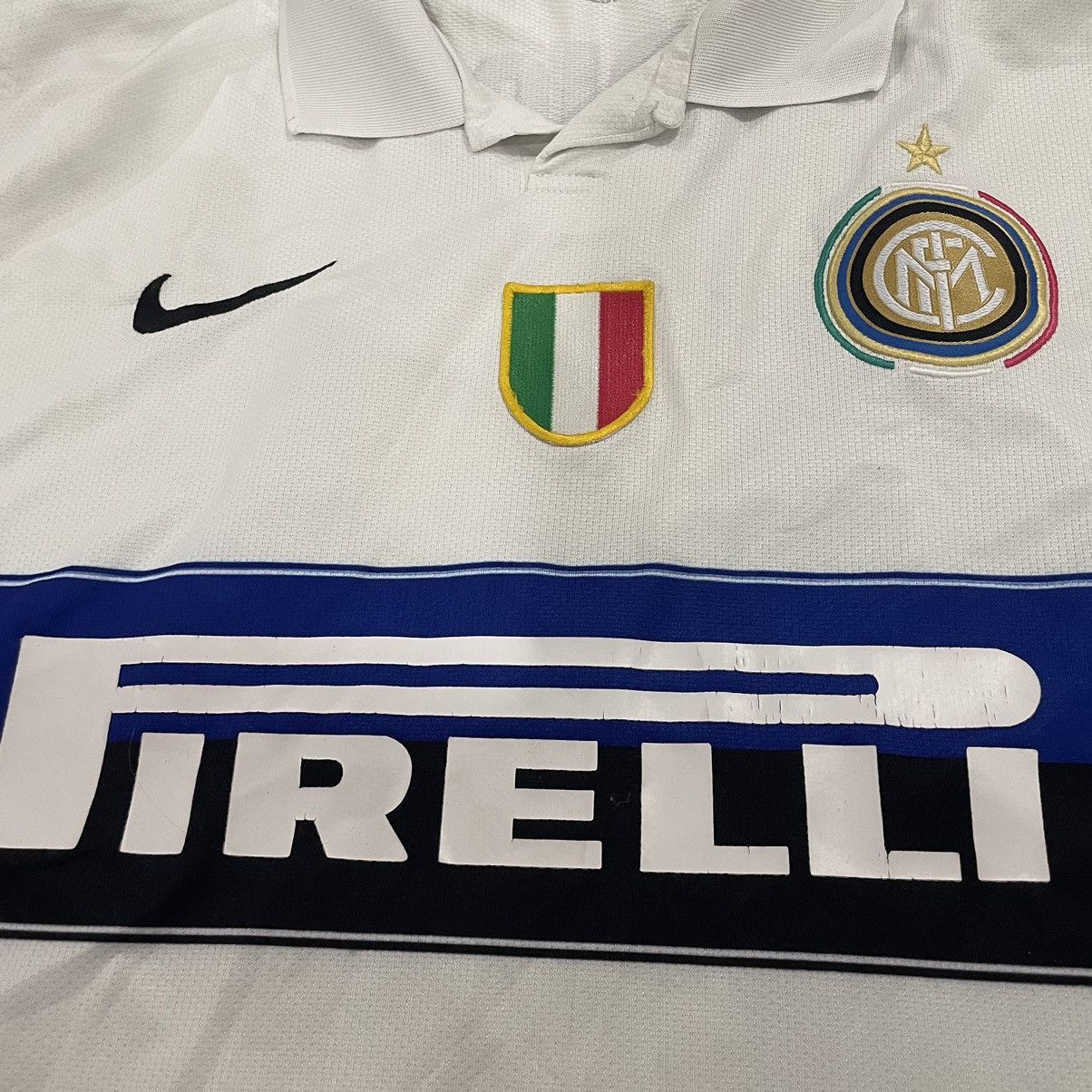 Nike × Pirelli CAMBIASSO 19 NIKE jersey Inter Milan Pirelli serie A calcio Size US XL / EU 56 / 4 - 3 Thumbnail