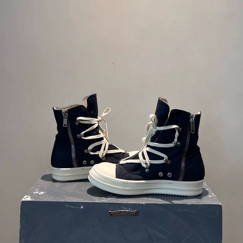 Rick Owens Rick Owens Secondary Line High Top Nylon Material Five Sta Size US 6 / IT 36 - 4 Thumbnail