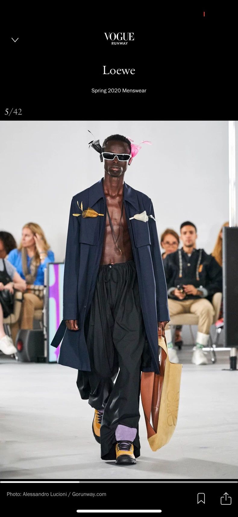 Loewe Loewe size 46 2020 Spring/Summer Show Boys' trench coats Size US S / EU 44-46 / 1 - 3 Thumbnail