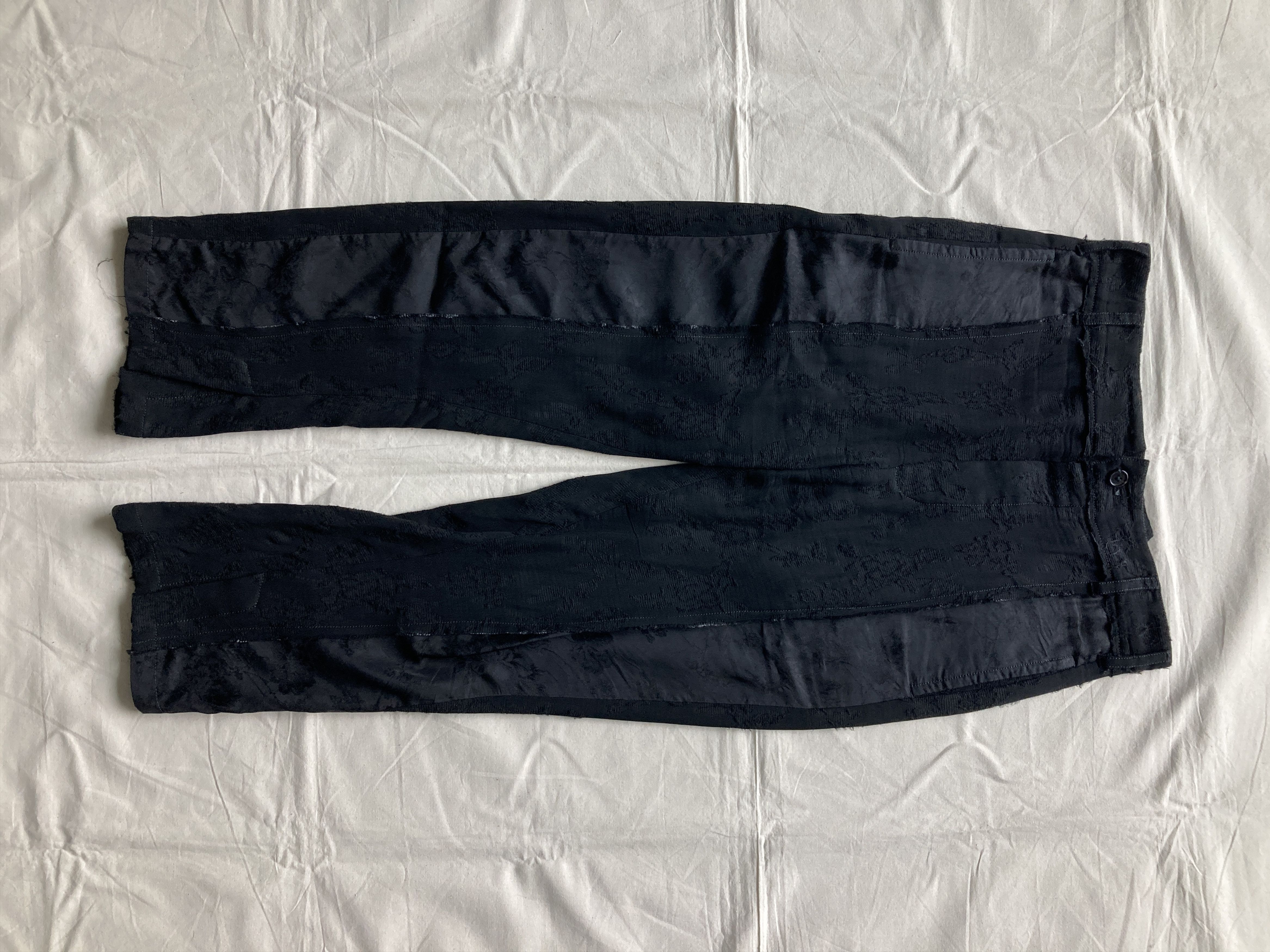 image of Ann Demeulemeester Ss2019 Floral Trousers in Black, Men's (Size 29)