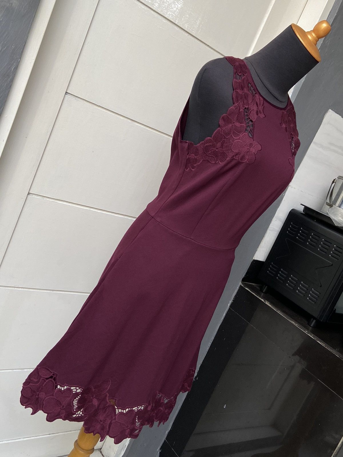 Ted Baker TED BAKER Midi Dress Size XXS / US 00 / IT 34 - 5 Thumbnail
