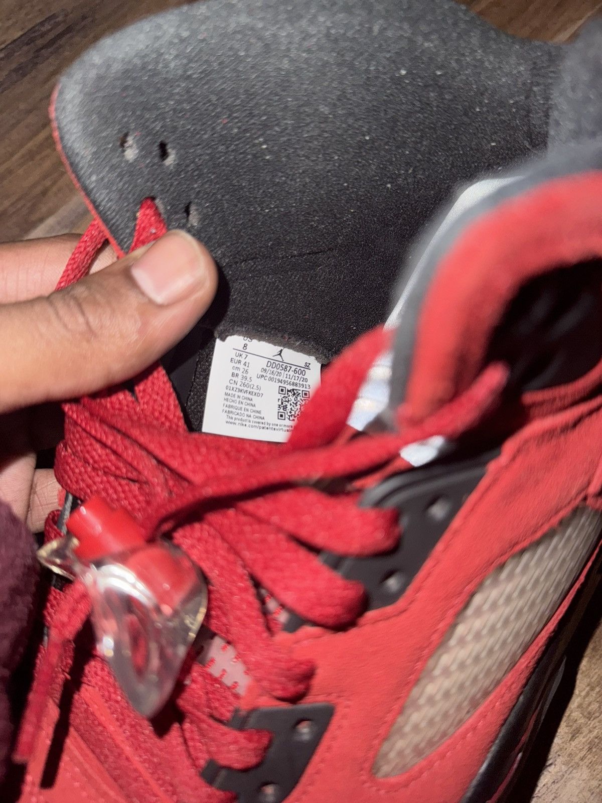 Jordan Brand Jordan 5s Raging Bull Size US 8 / EU 41 - 3 Thumbnail