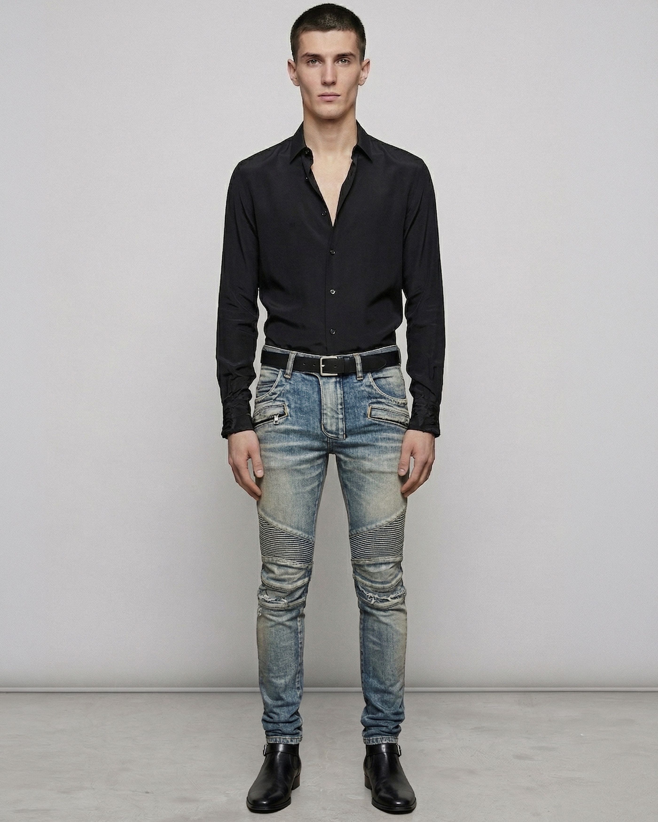 Balmain Iconic Denim By Balmain Size US 29 - 13 Thumbnail