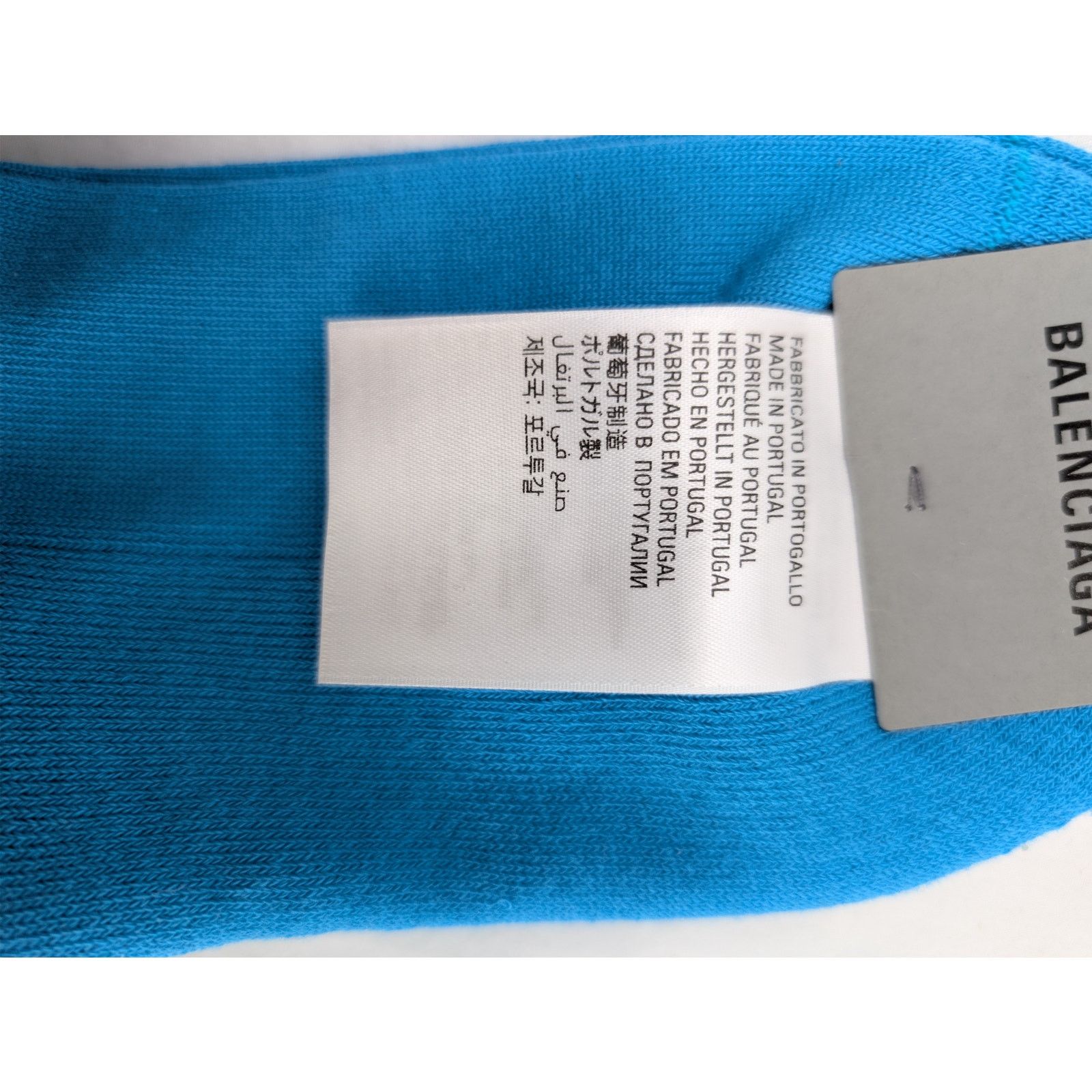 Balenciaga o1rshd1 Size: M / Socks New Sporty B Tennis in Blue Size ONE SIZE - 9 Thumbnail