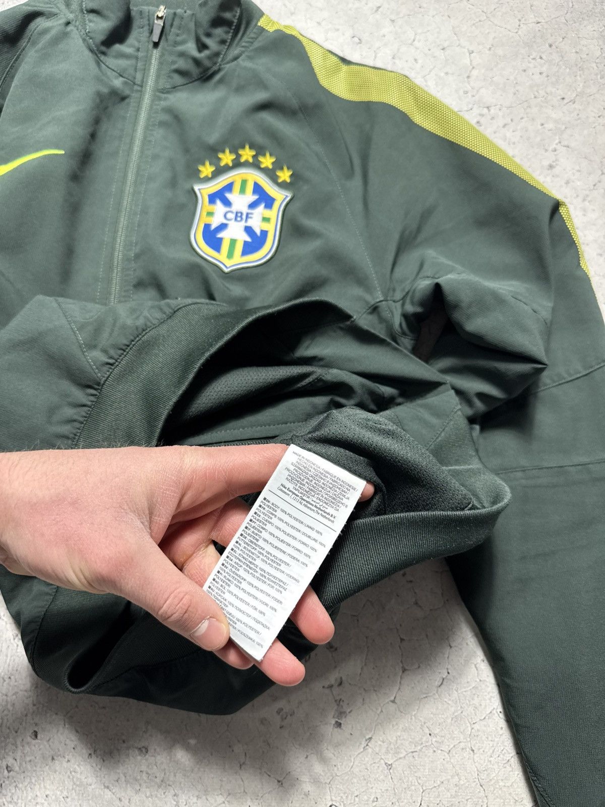 Nike Nike Brazil Team Football Nylon Track Jacket Size M Soccer Size US M / EU 48-50 / 2 - 7 Thumbnail