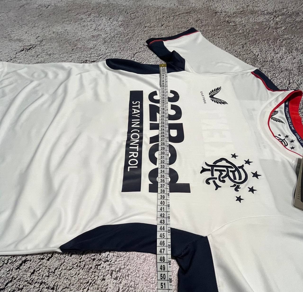 Castore Glasgow Rangers 2020-2021 Away Football Shirt Soccer Jersey Size US S / EU 44-46 / 1 - 13 Thumbnail