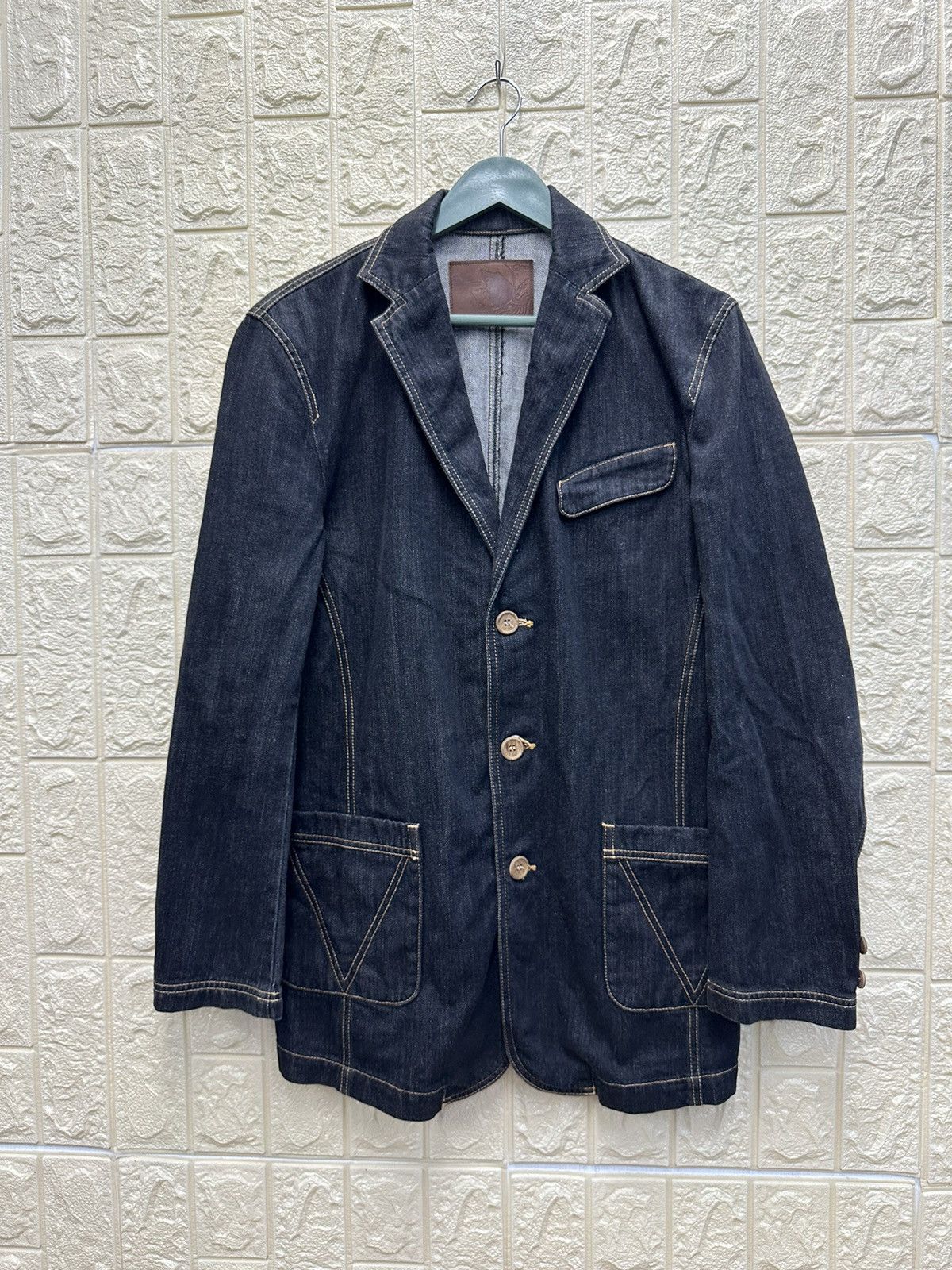 Vintage Hachiman by Hiroshi Morikubo Denim Jacket MJ87 Size US S / EU 44-46 / 1 - 1 Thumbnail