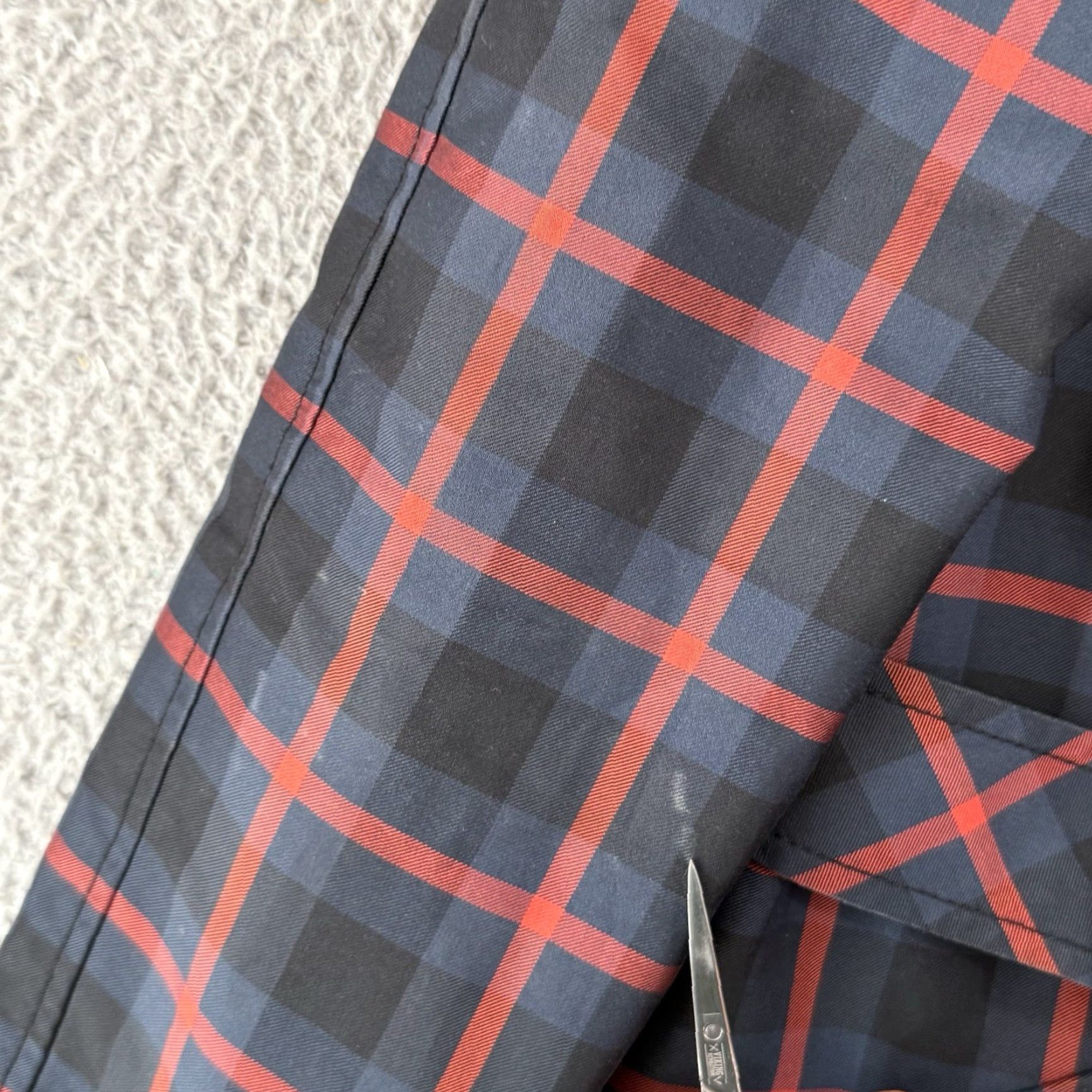 Coach VINTAGE Coach Trench Coat Women’s Medium Plaid Short Double Breasted Tattersall Belted Size 32" / US 10 / IT 46 - 6 Thumbnail