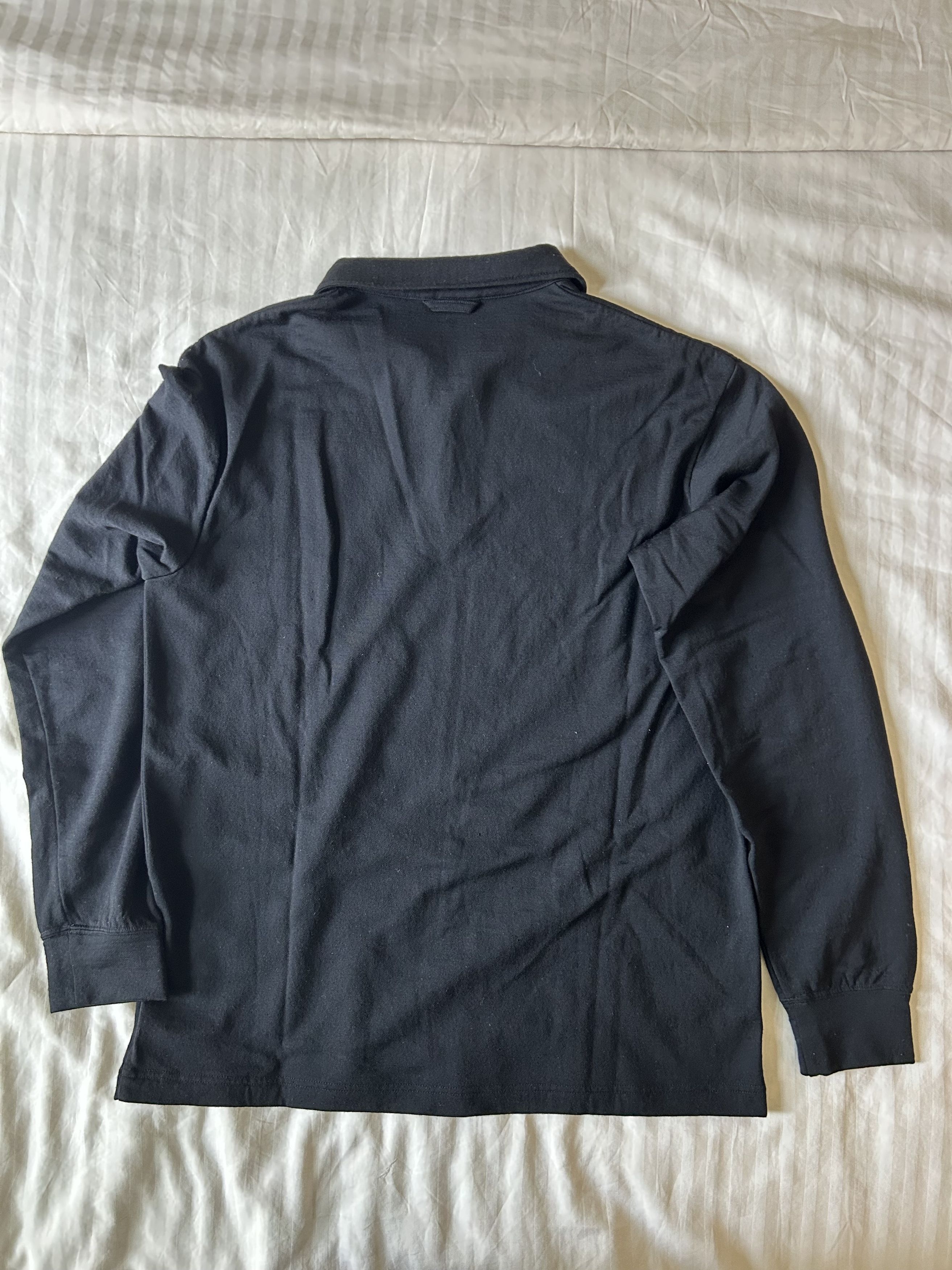 Visvim Visvim Sport Weller Wool-Blend Jersey Polo Shirt Size US XL / EU 56 / 4 - 2 Thumbnail