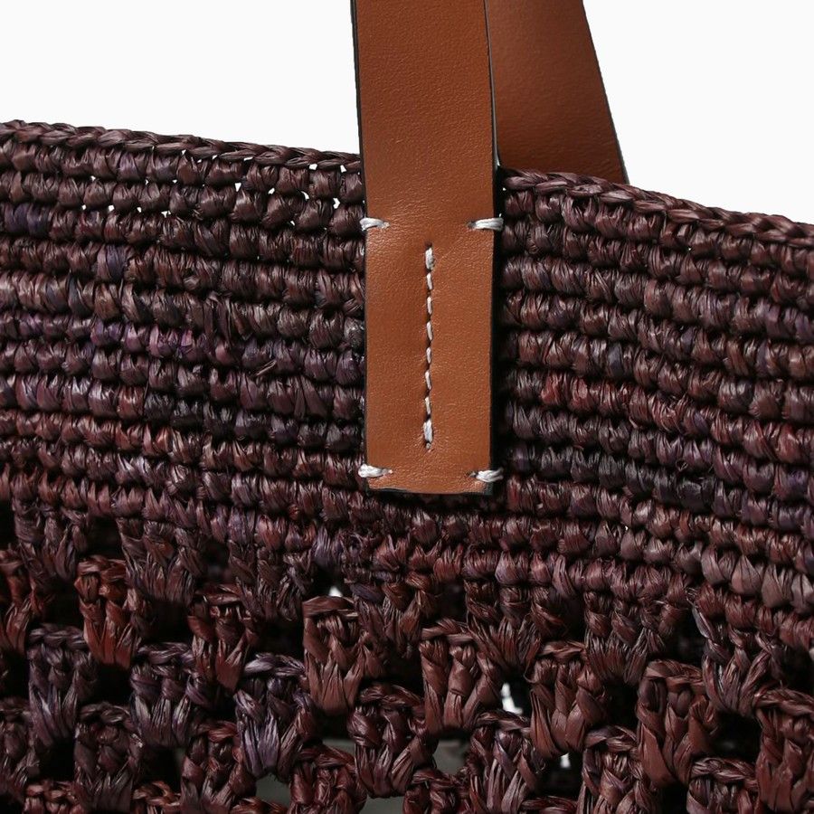 Manebi o1d2blof0824 Size: OS / Basket Bag in Chocolate Size ONE SIZE - 2 Thumbnail