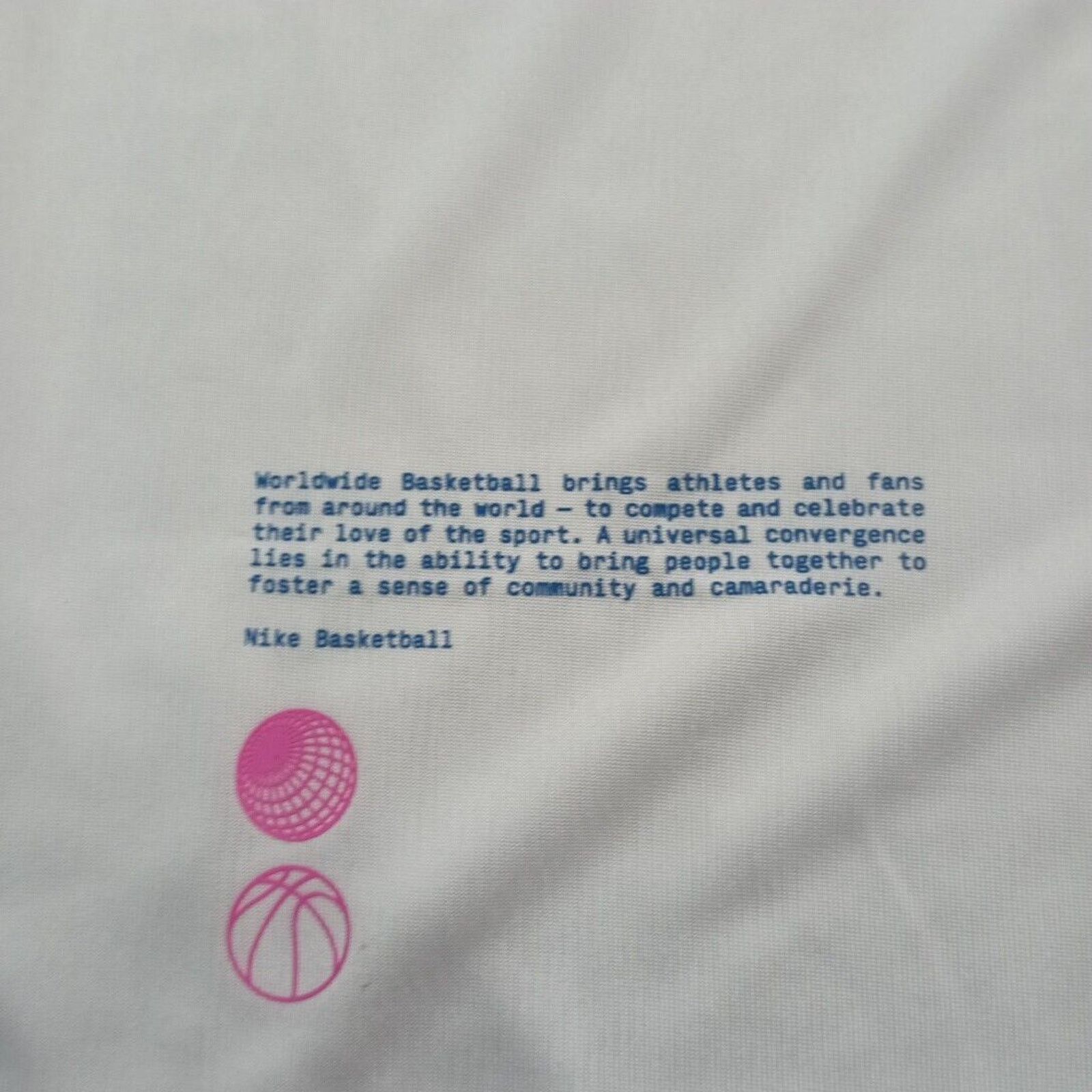 Nike Nike Basketball "Worldwide Wordsmith" T-Shirt Men's L White Size US L / EU 52-54 / 3 - 2 Thumbnail