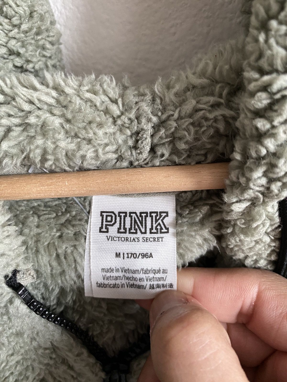 Pink Victorias Secret PINK Quarter Zip Hooded Fleece Jacket Size US M / EU 48-50 / 2 - 4 Thumbnail
