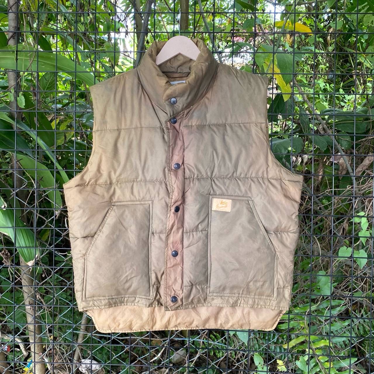 Vintage Vtg Military Puffer Down Button up Size US L / EU 52-54 / 3 - 1 Thumbnail