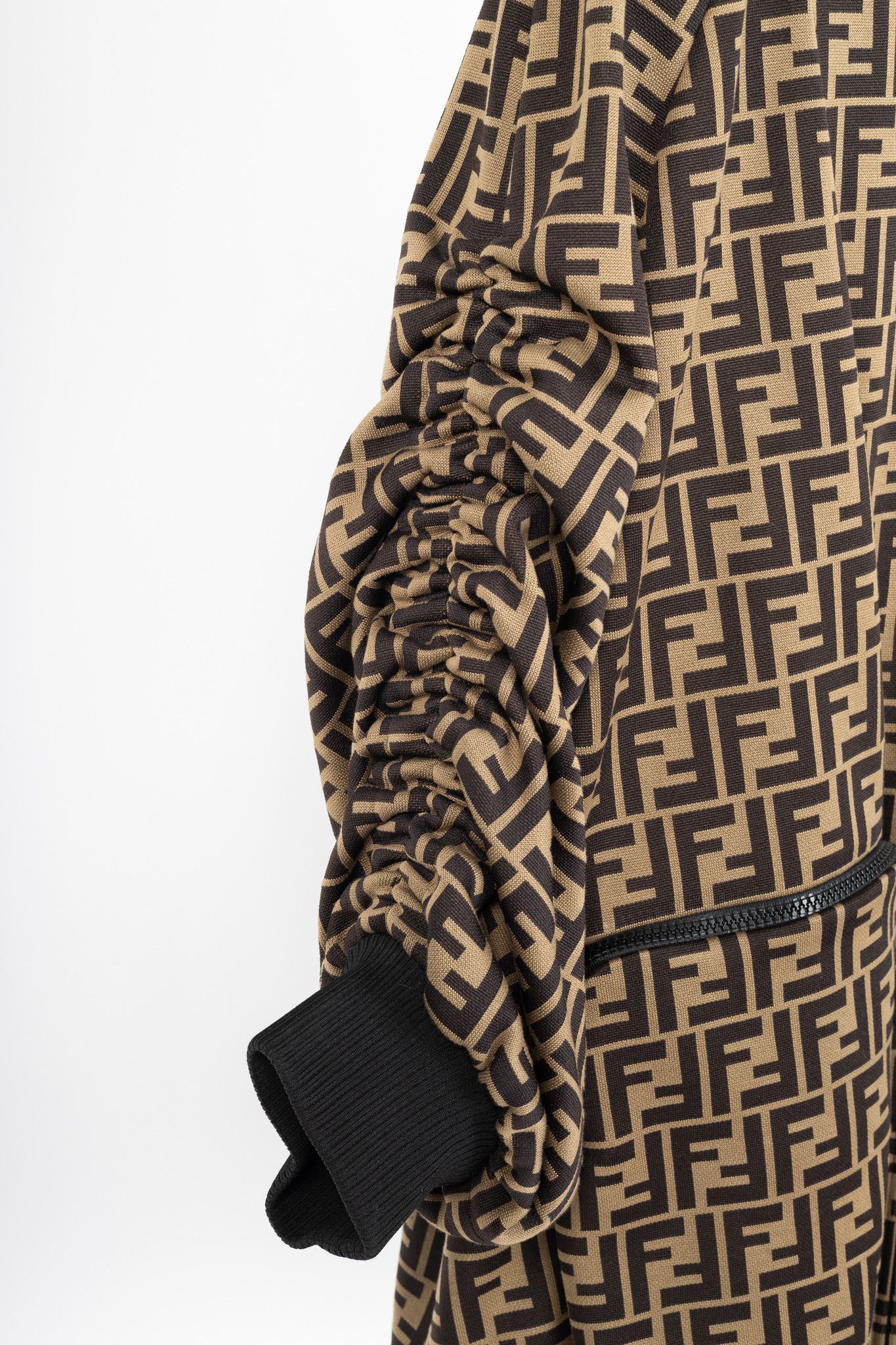 Fendi Fendi SS/19 FF-Motif Jersey Oversized Bomber Jacket Size S / US 4 / IT 40 - 7 Thumbnail