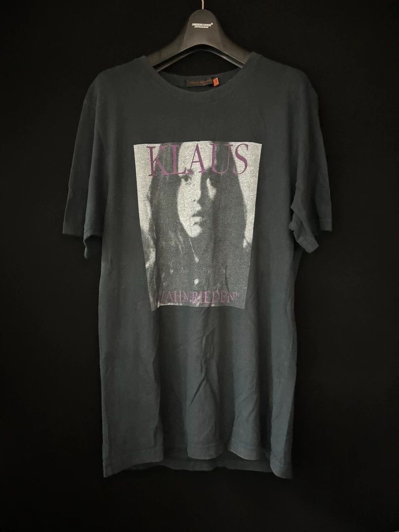 Undercover klaus portrait graphic short sleeve t-shirt | Grailed