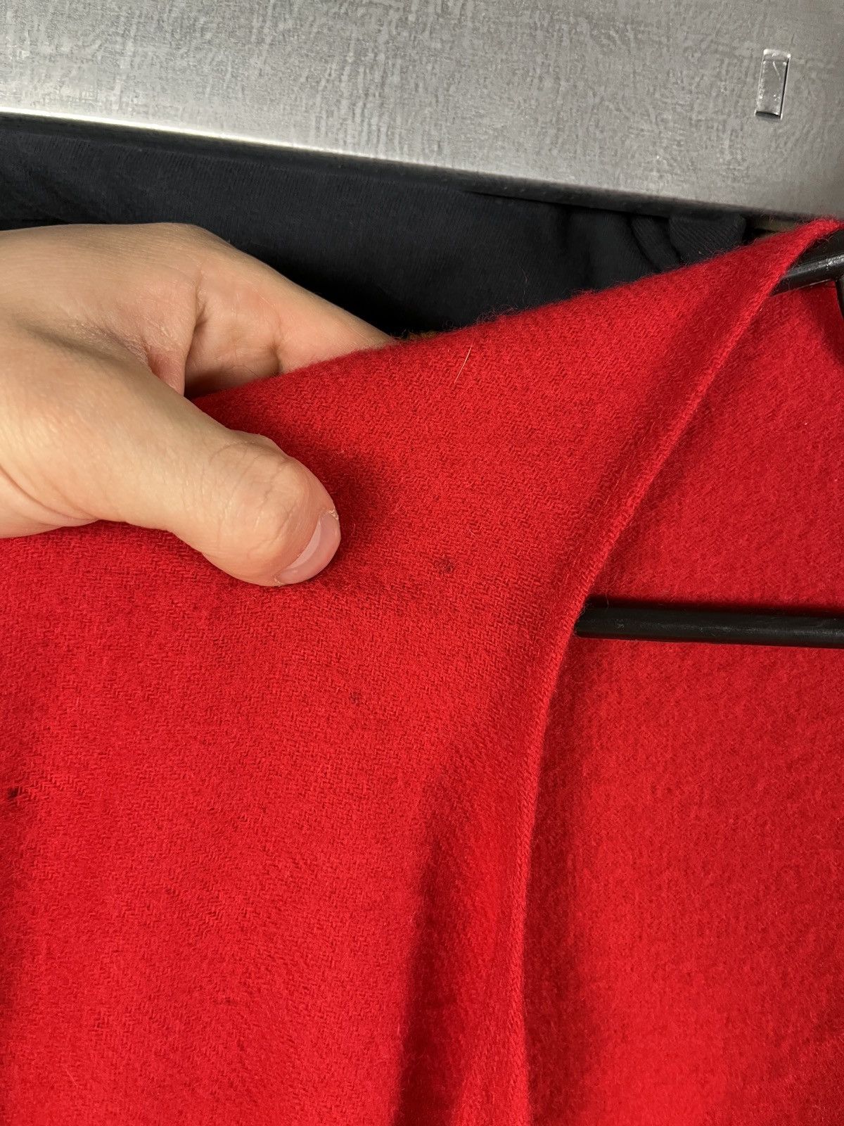 Johnstons Of Elgin Vintage Johnstons of Elgin Wool Red Women’s Cape Poncho Size ONE SIZE - 6 Thumbnail