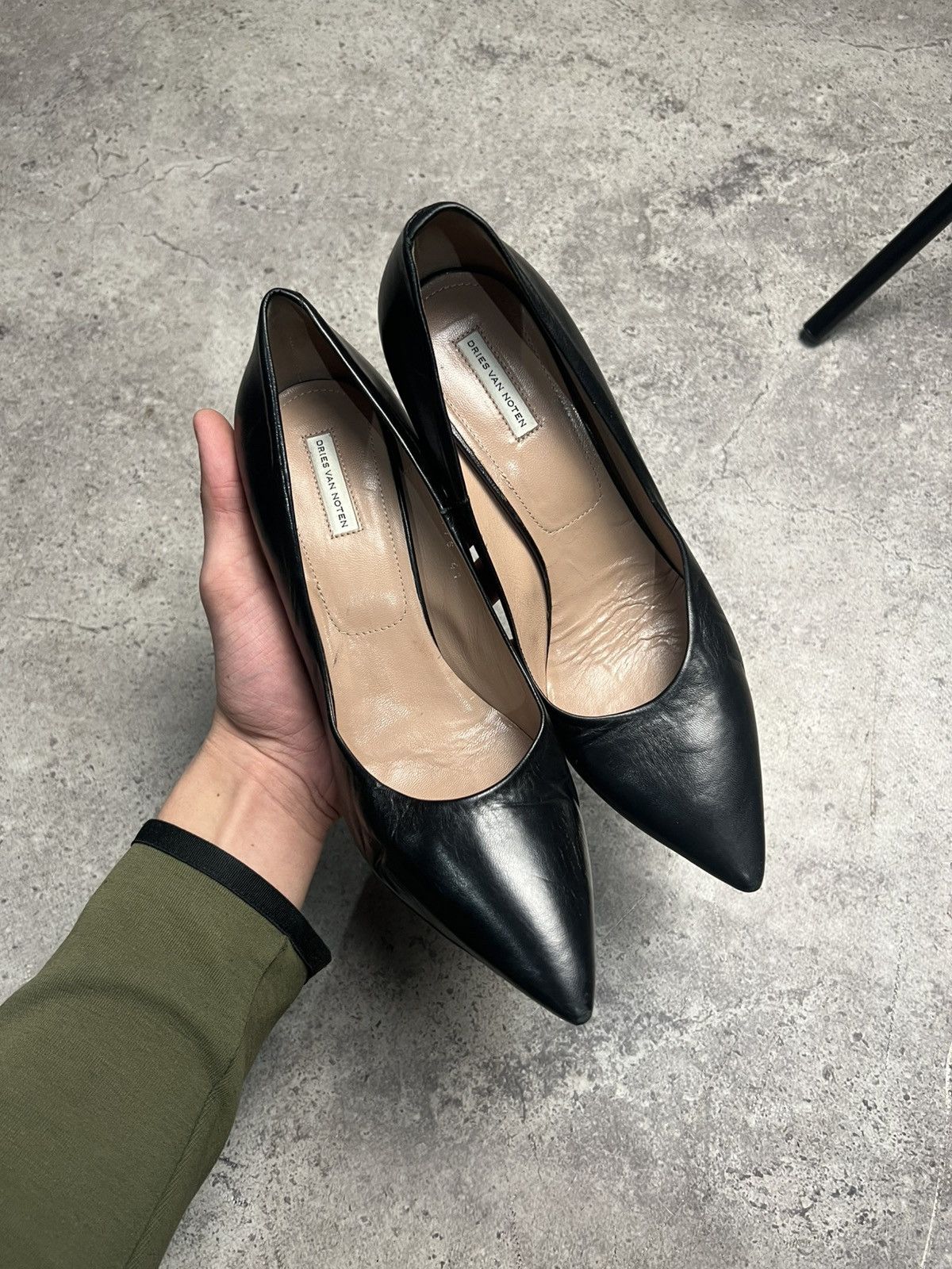 Dries Van Noten Dries Van Noten rare Leather Heels Size US 11 / IT 41 - 2 Thumbnail