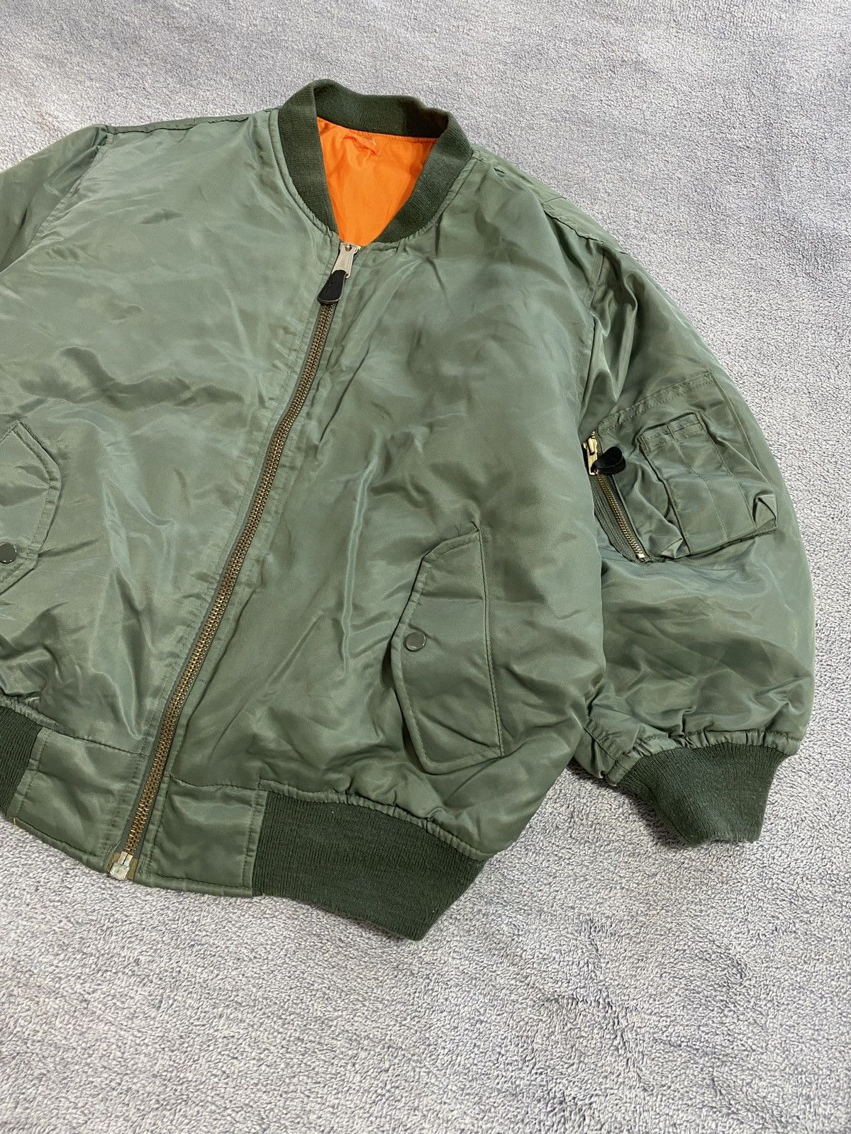 Other Vintage 90s Reversible bomber MA1 Military jacket Flayers Size US M / EU 48-50 / 2 - 3 Thumbnail