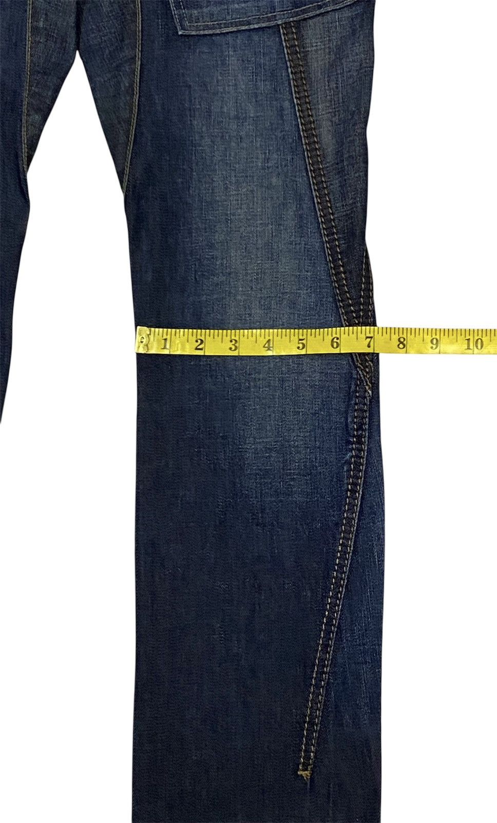 Marithe + Francois Girbaud Marithe Francois Girbaud Spiral Cut Denim Pants Size 28" / US 6 / IT 42 - 24 Thumbnail