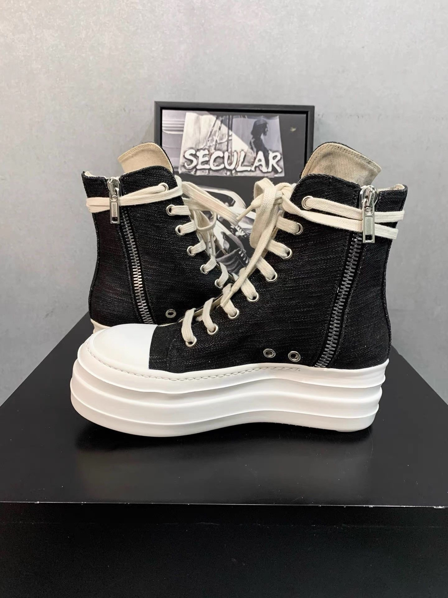 Rick Owens Rick Owens Double Sole Big Converse K34 Size US 6 / IT 36 - 6 Thumbnail