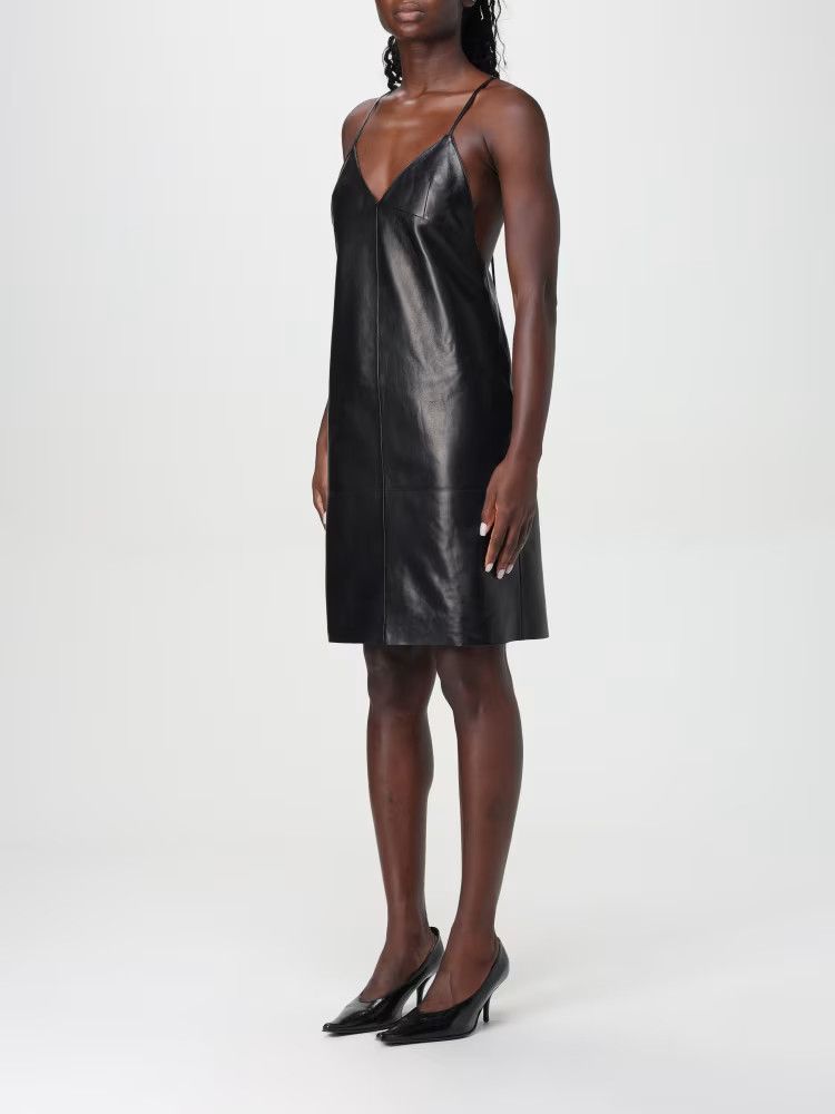 Saint Laurent Paris o1y0126 Mini Dress in Black Size M / US 6-8 / IT 42-44 - 4 Thumbnail