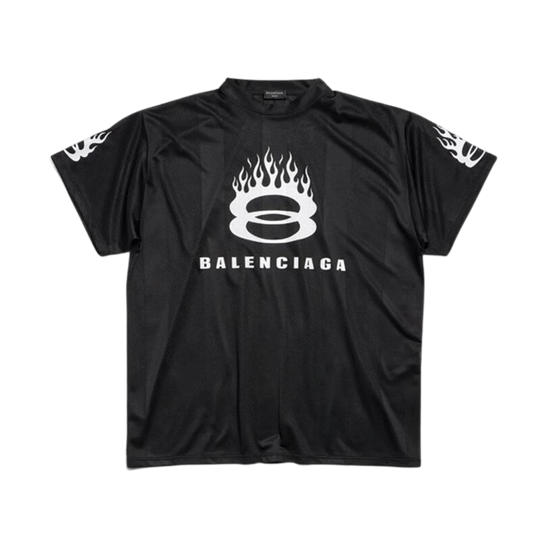 Balenciaga o1loc1c0326 Burning Unity T-Shirt Oversized in Black Size US M / EU 48-50 / 2 - 1 Preview