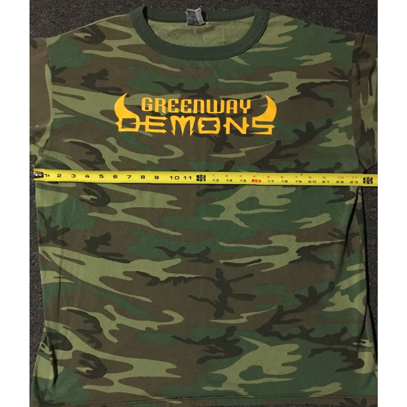 Vintage VINTAGE Greenway Demons NJROTC Camo Shirt XL USA School Military Navy Grunge 90s Shirt Mens Size US XL / EU 56 / 4 - 6 Thumbnail