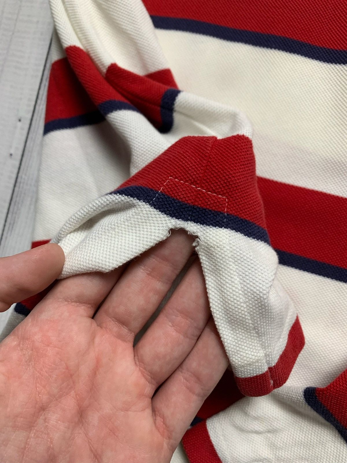 Polo Ralph Lauren × Vintage Vintage polo Ralph Lauren striped polo size L Size US L / EU 52-54 / 3 - 8 Thumbnail