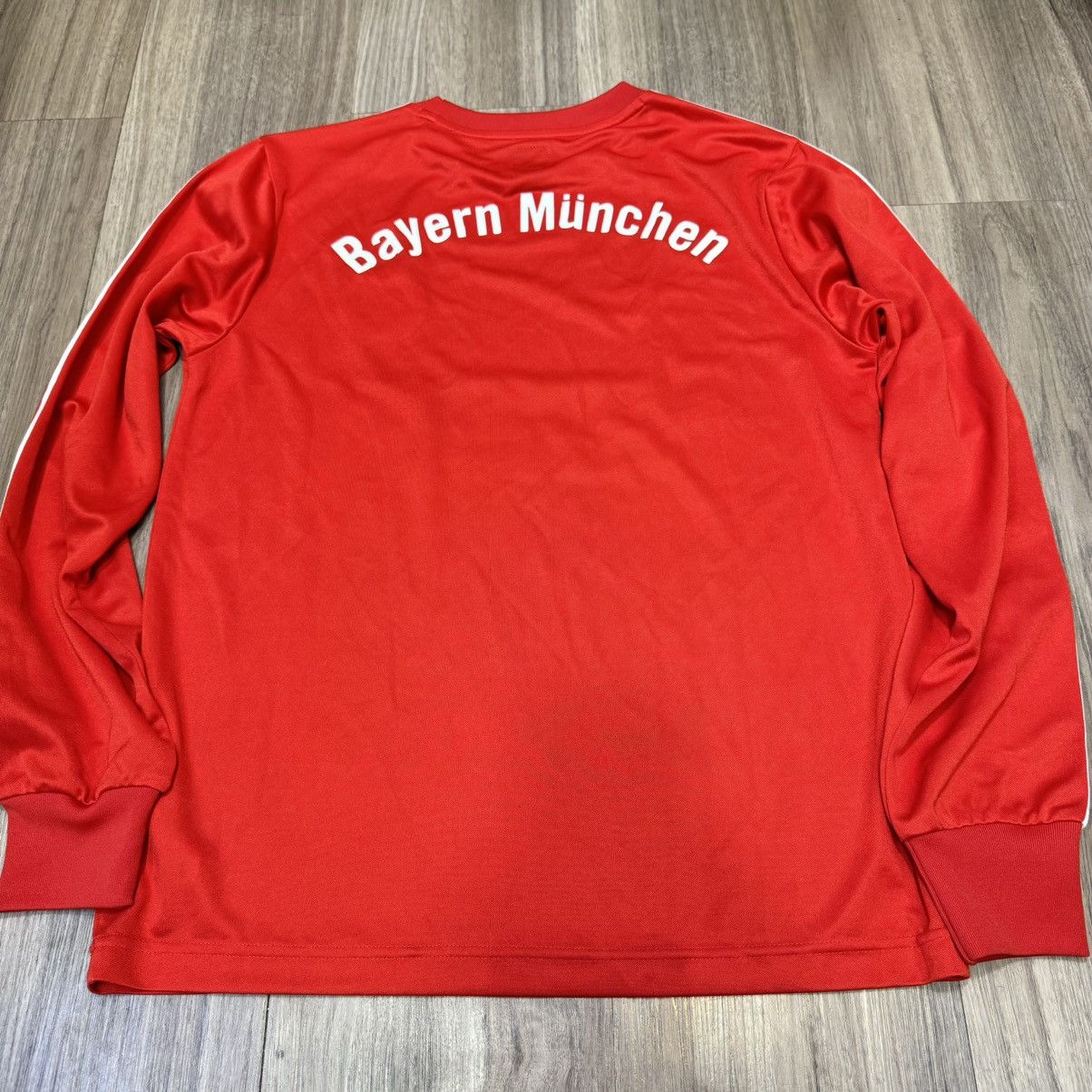 Adidas Bayern Munich 80s retro L/S home shirt (blokecore style) Size US M / EU 48-50 / 2 - 2 Thumbnail